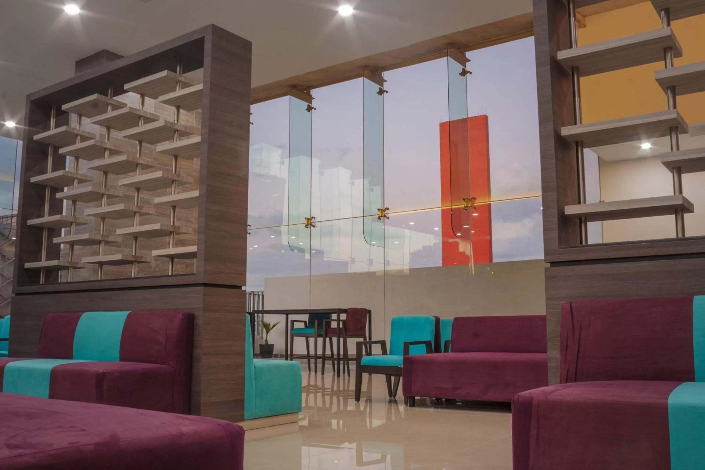Lobby or reception in Hotel Kavia Monterrey
