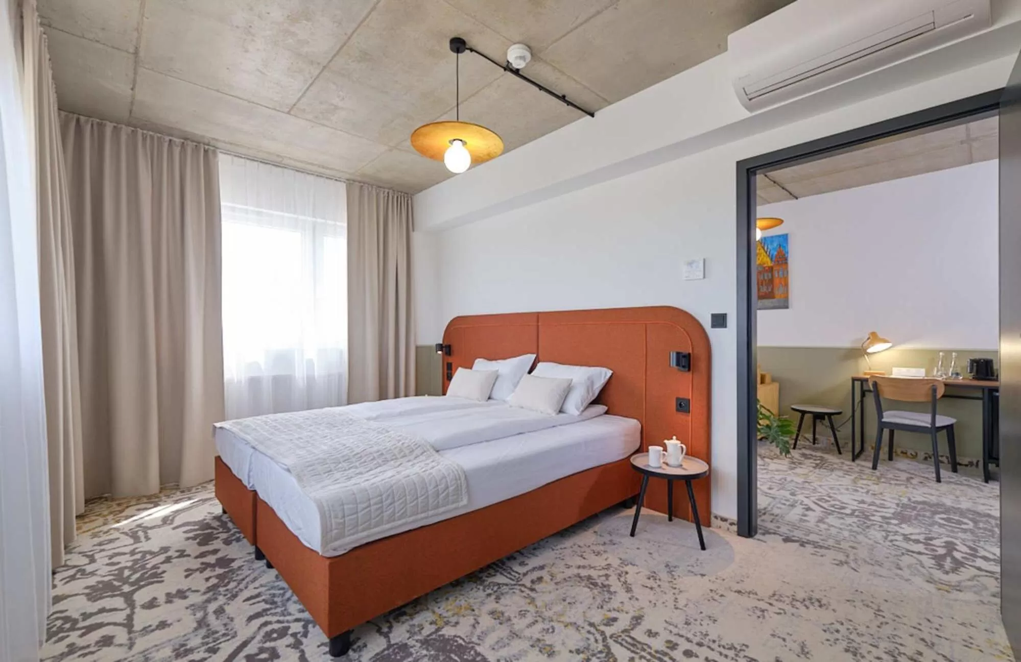 Bedroom, Bed in Arche Hotel Wrocław Airport