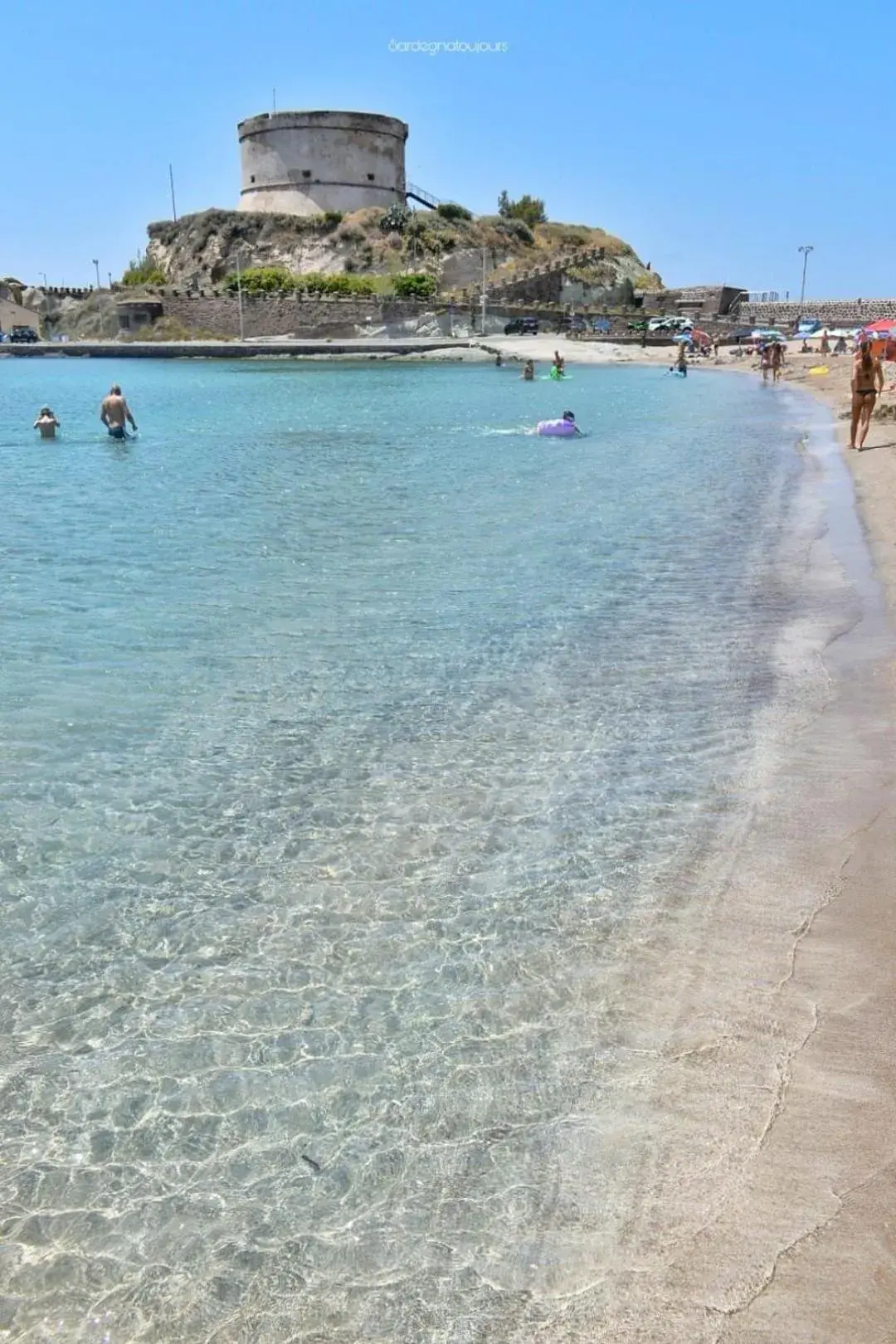 Beach in Sporting Hotel Stella Maris