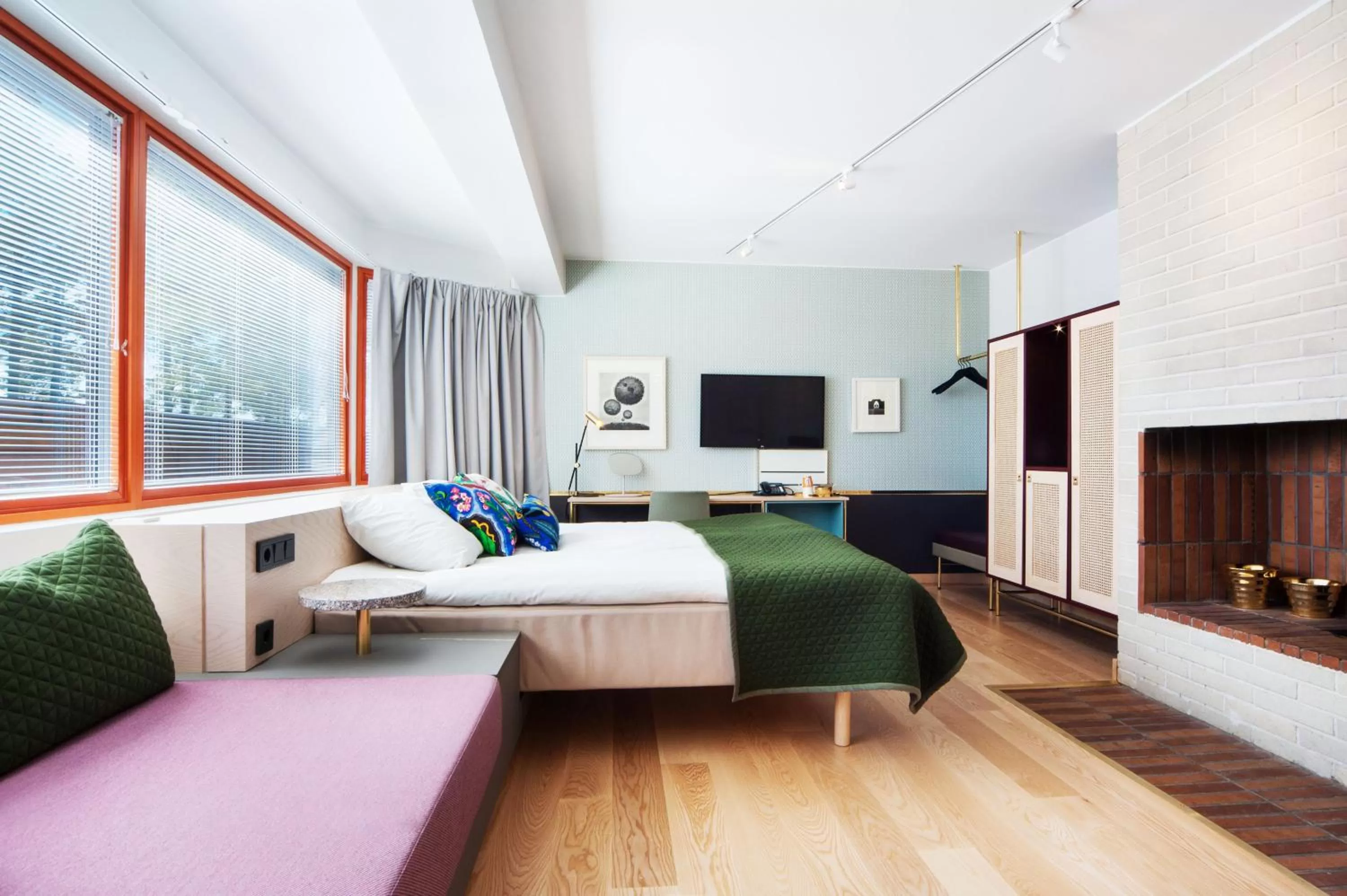 Photo of the whole room, Bed in Hotel Hanasaari