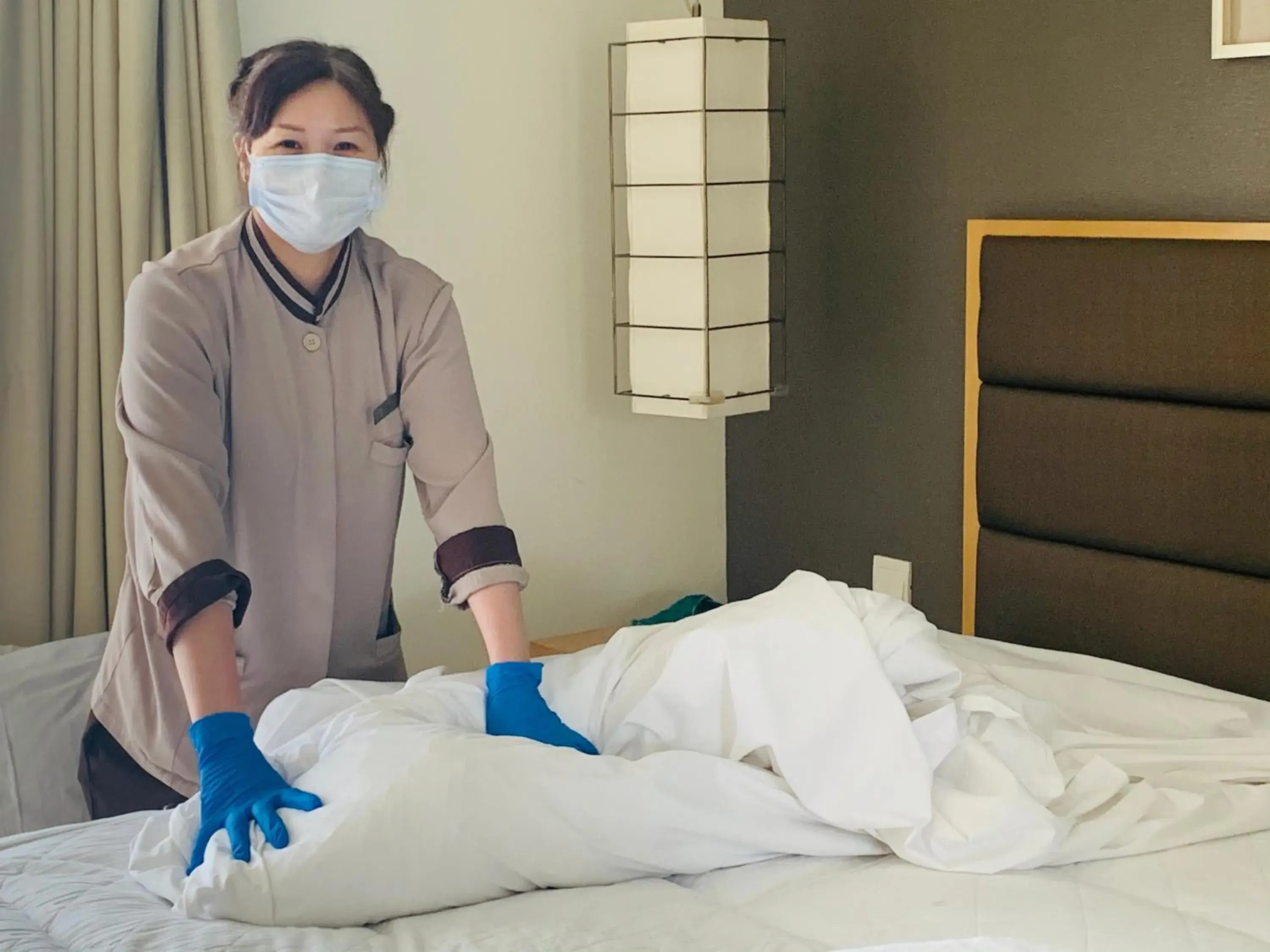 Bedroom, Bed in Oakwood Residence Shanghai Bedroom, Bed in Oakwood Residence Shanghai