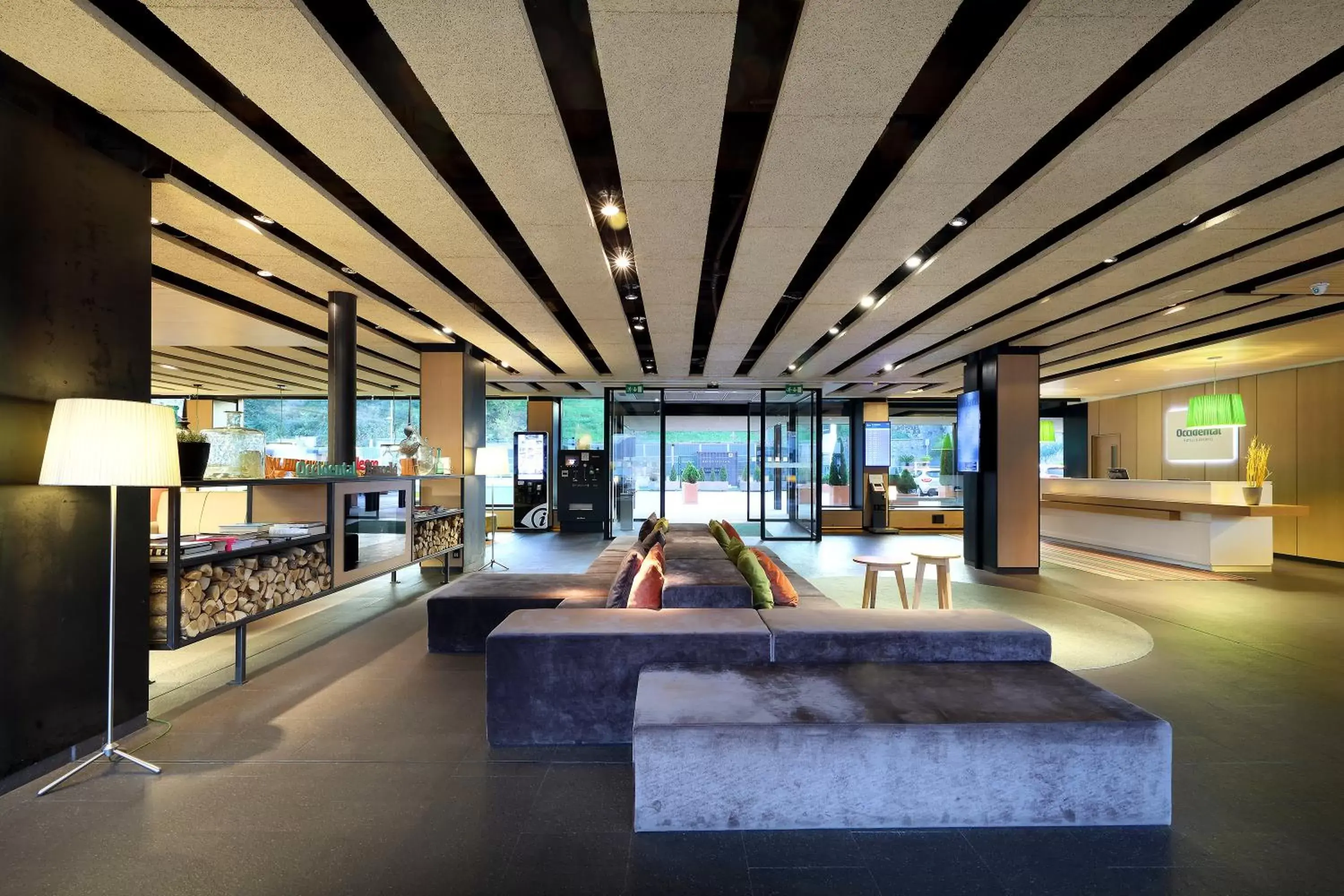 Lobby or reception in Occidental Bilbao Lobby or reception in Occidental Bilbao