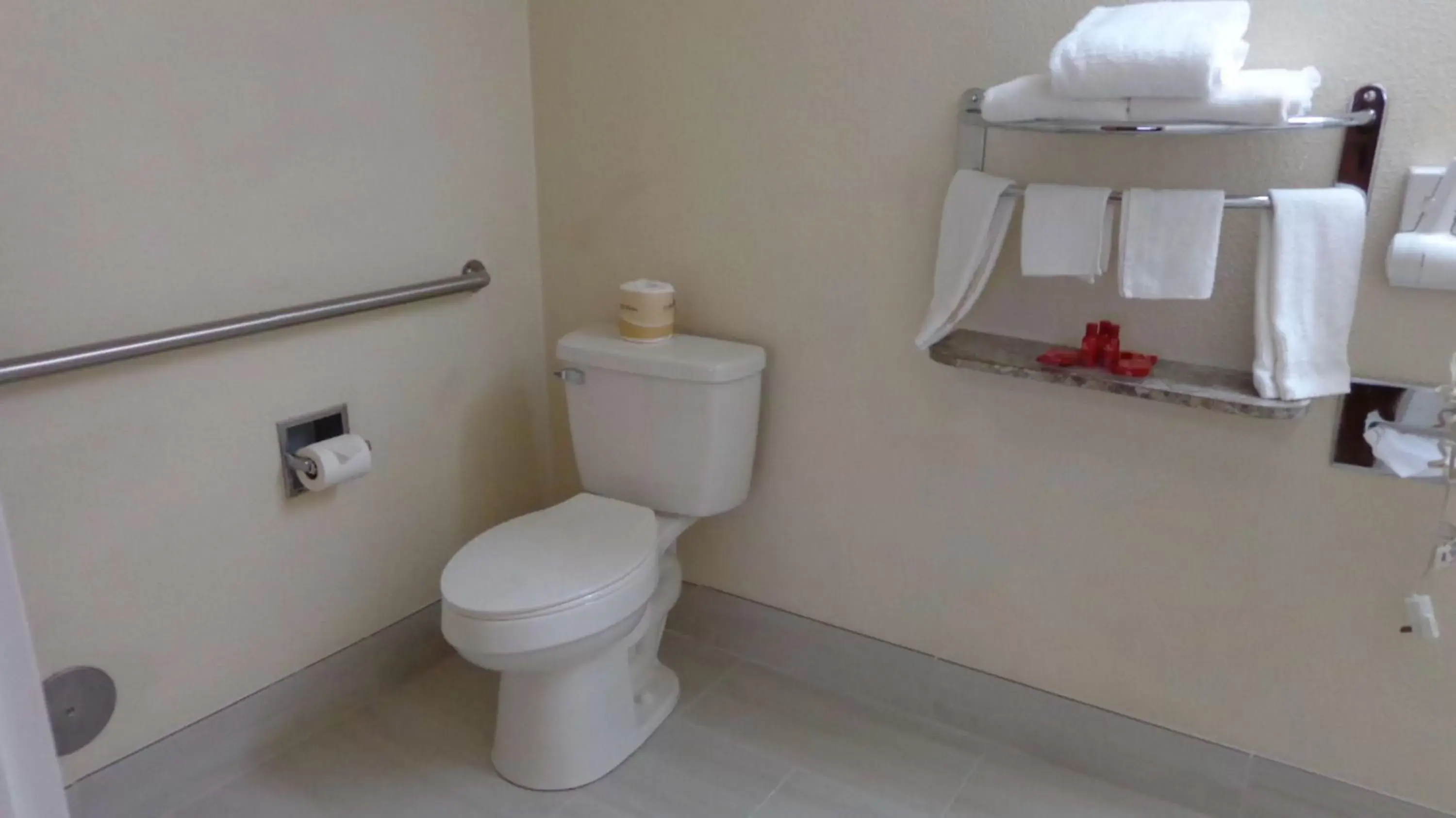 Bathroom in SureStay Hotel by Best Western Childress