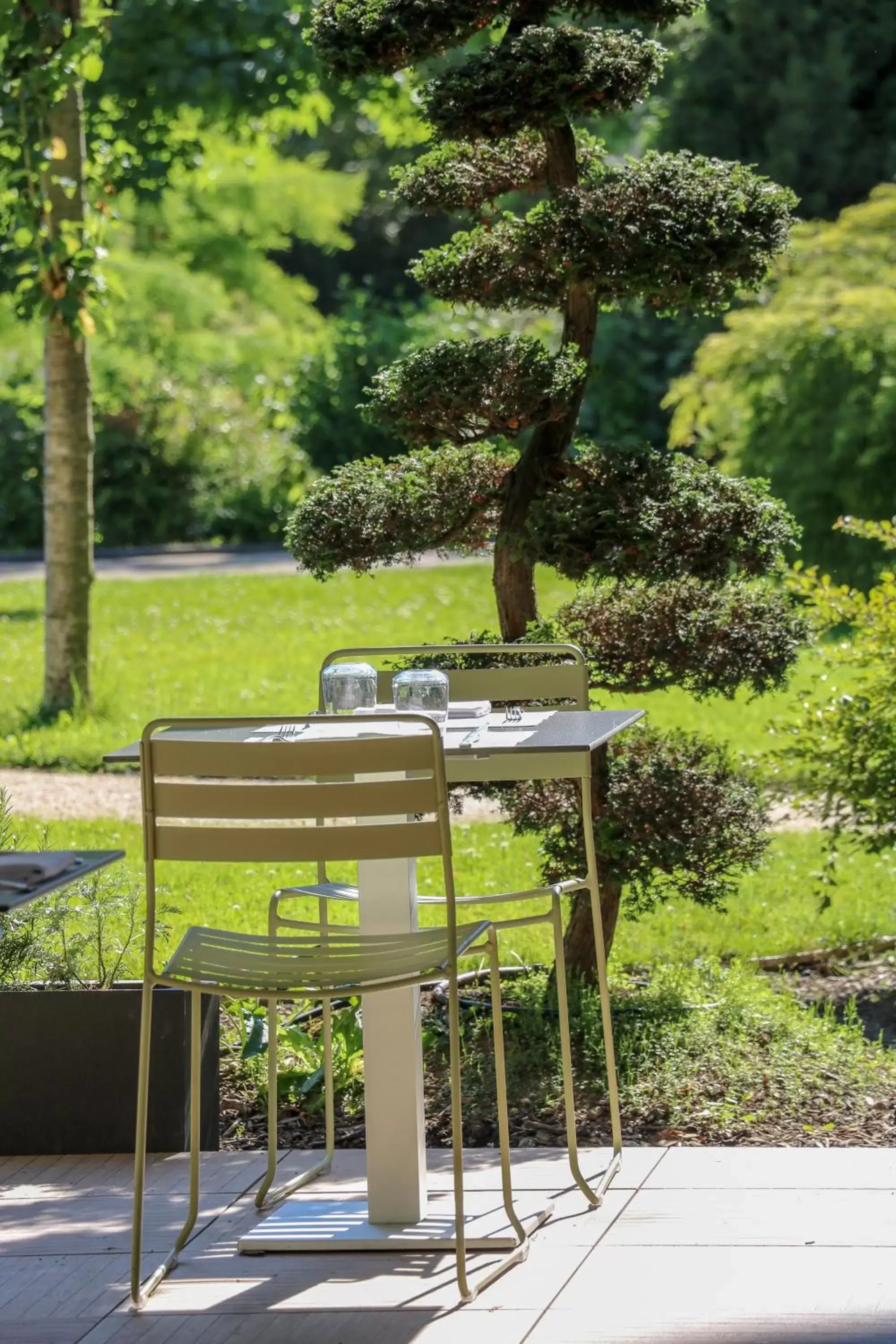 Patio, Garden in Golden Tulip Aix les Bains - Hotel & Spa