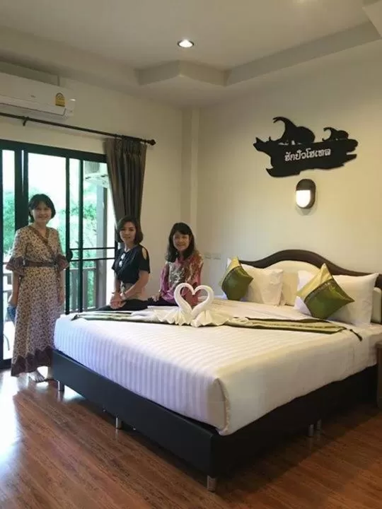 Bed in Hugpua Hotel