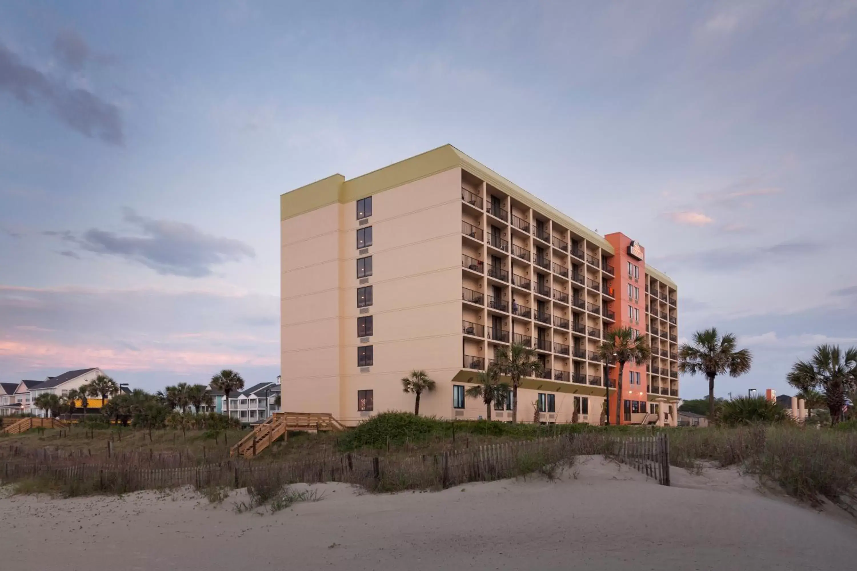 Facade/entrance, Property Building in Surfside Beach Oceanfront Hotel
