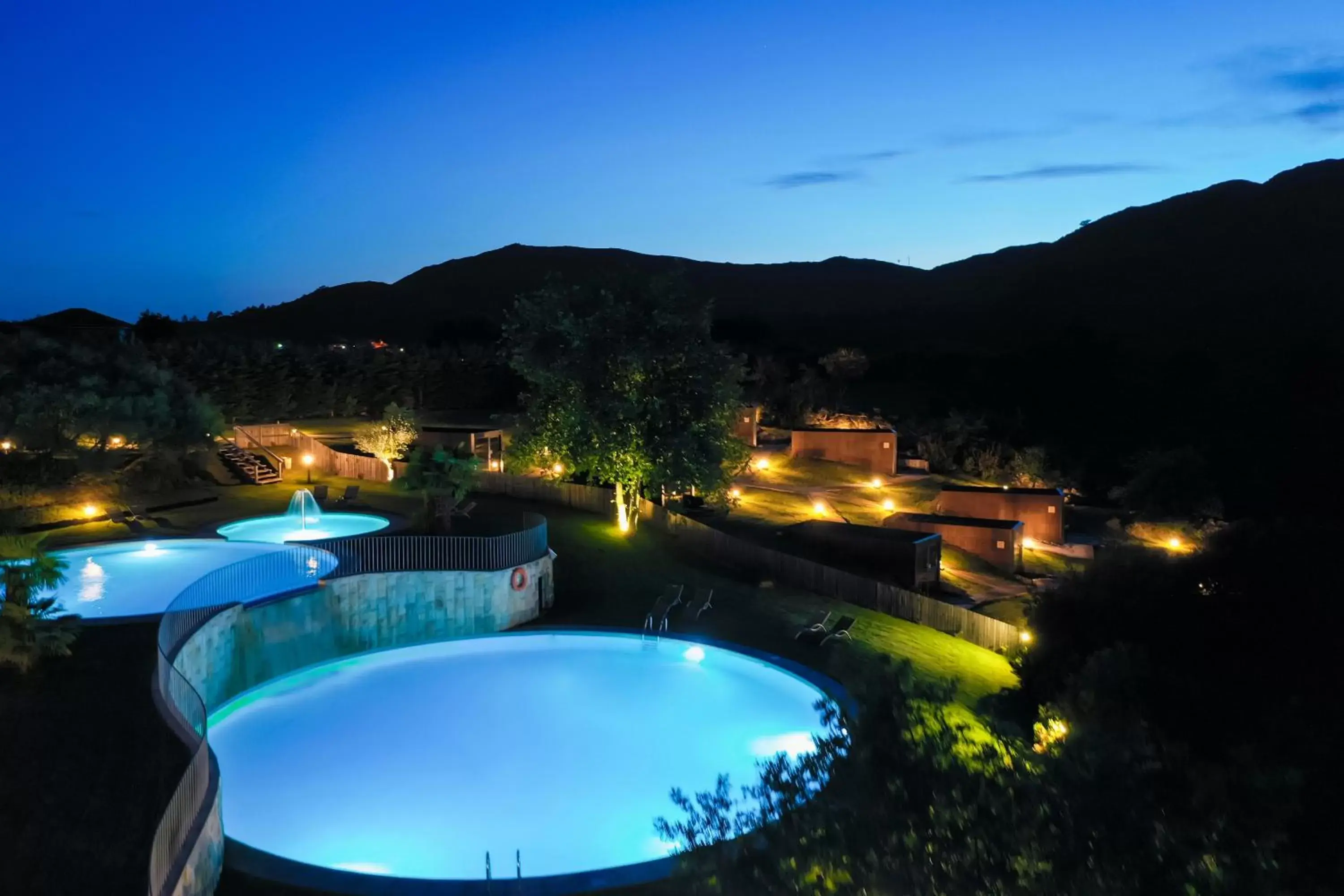 Pool View in Eco-Bungalow