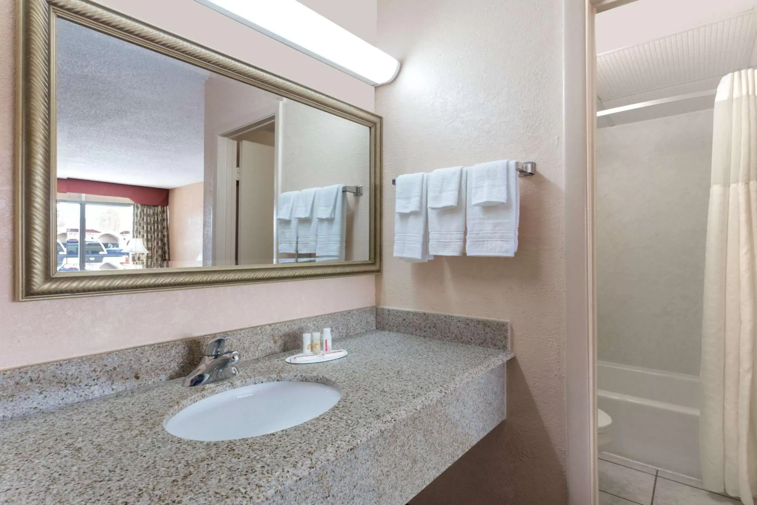 Bathroom in Days Inn by Wyndham Waycross