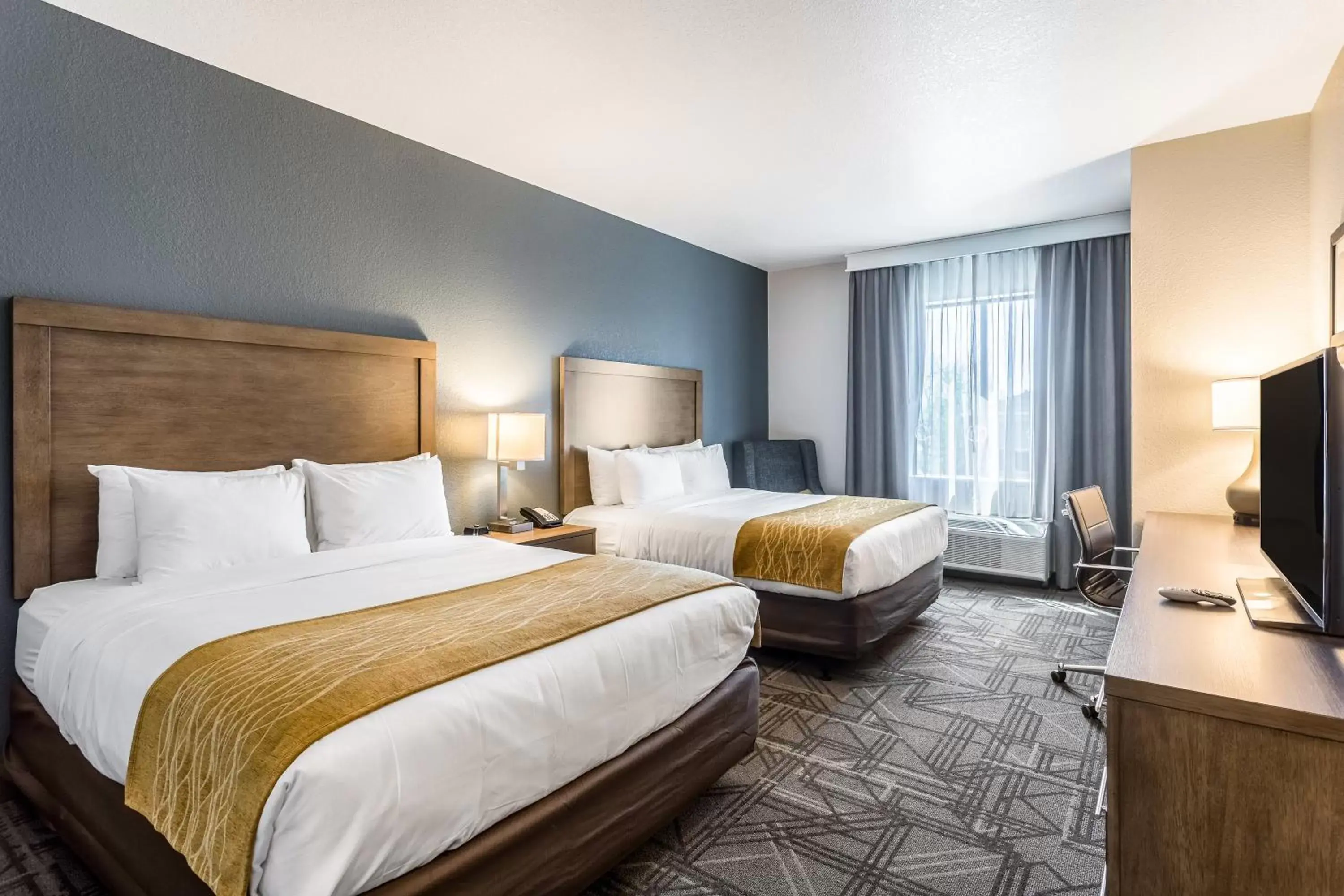 Queen Room with Two Queen Beds - Accessible/Non-Smoking  in Comfort Inn & Suites Salt Lake City Airport
