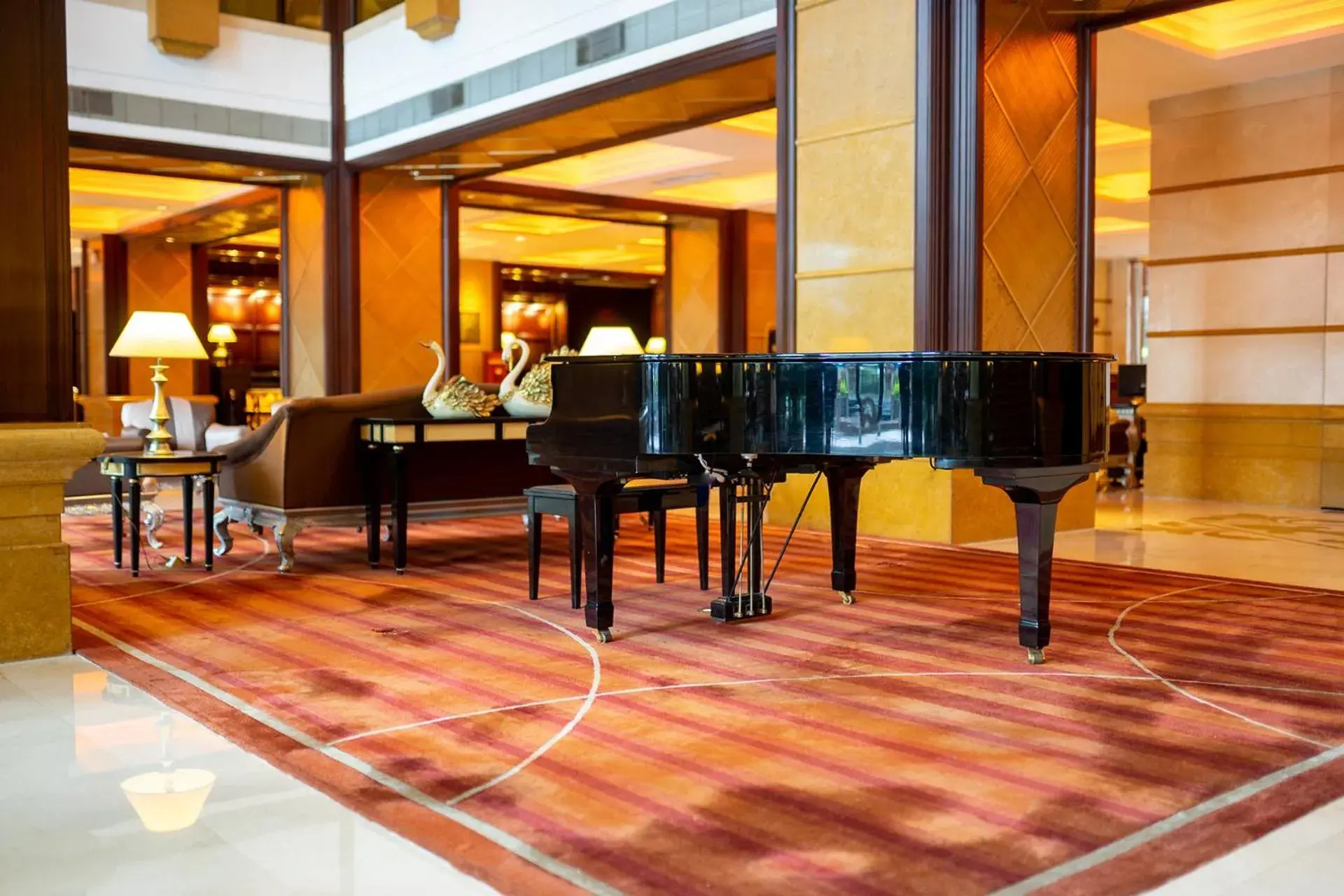 Lobby or reception in Grand International Hotel