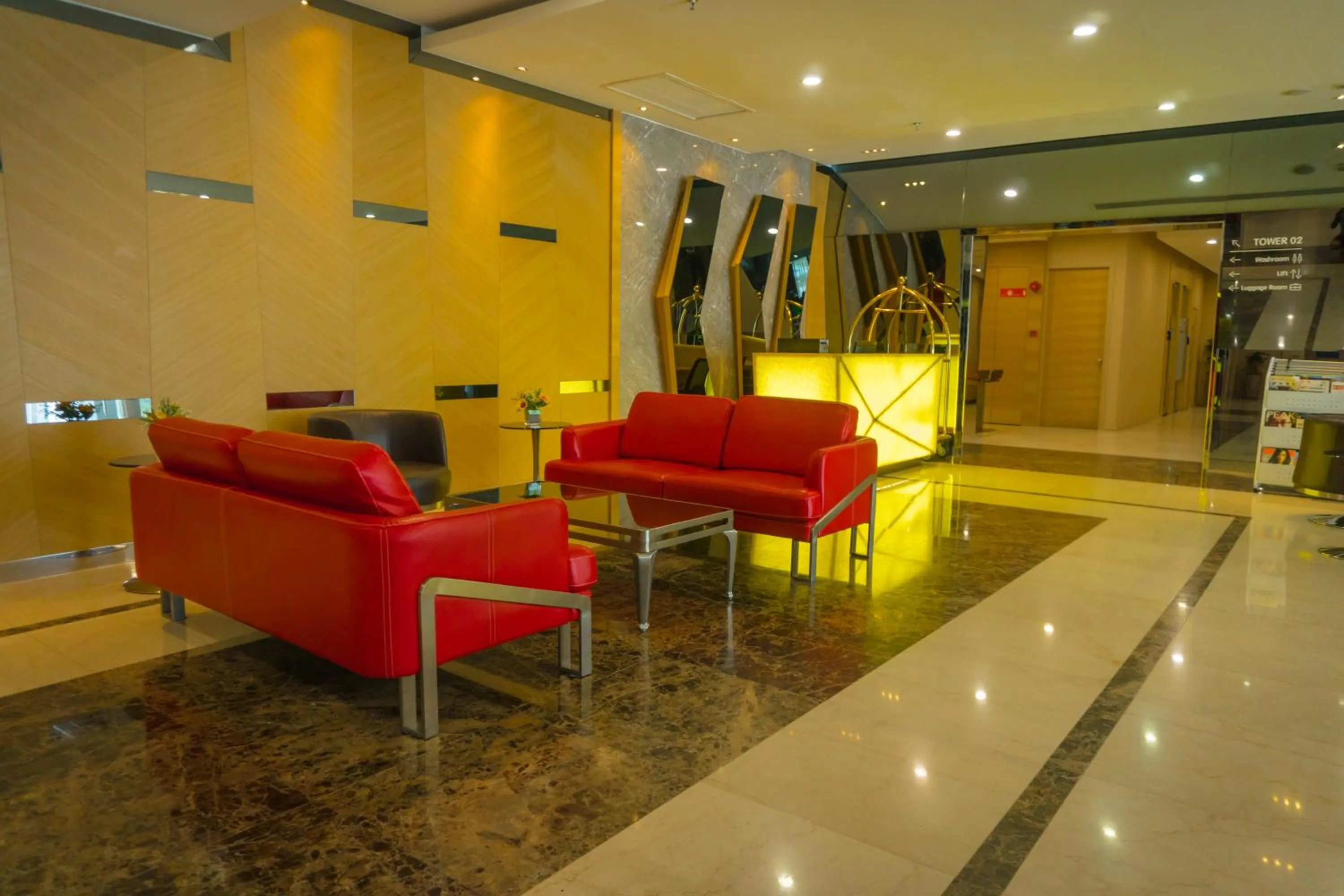 Lobby or reception in Greens Hotel & Suites