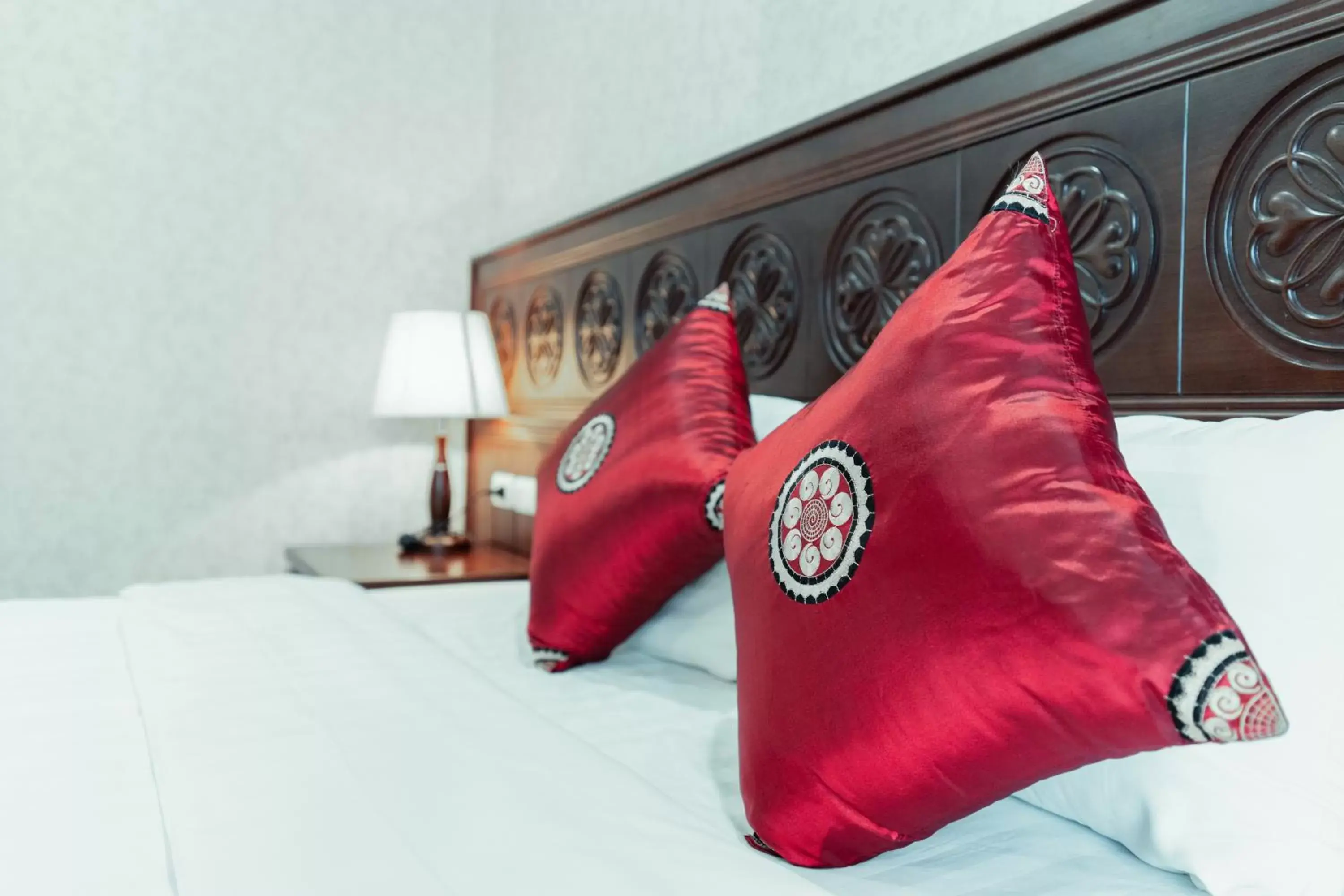 Decorative detail, Bed in Lefoyer Hotel