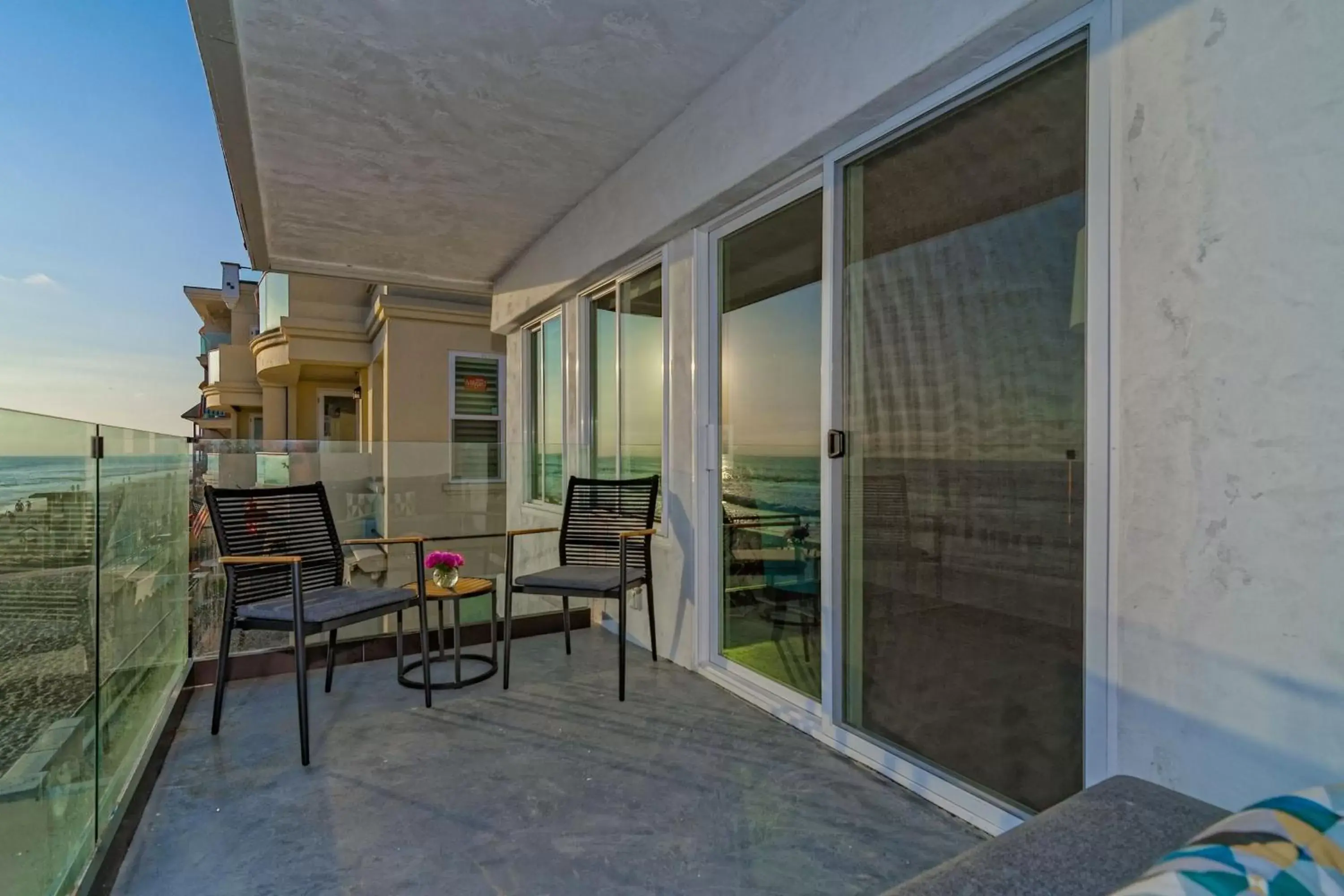 Balcony/Terrace in Ocean Villas Beach Front