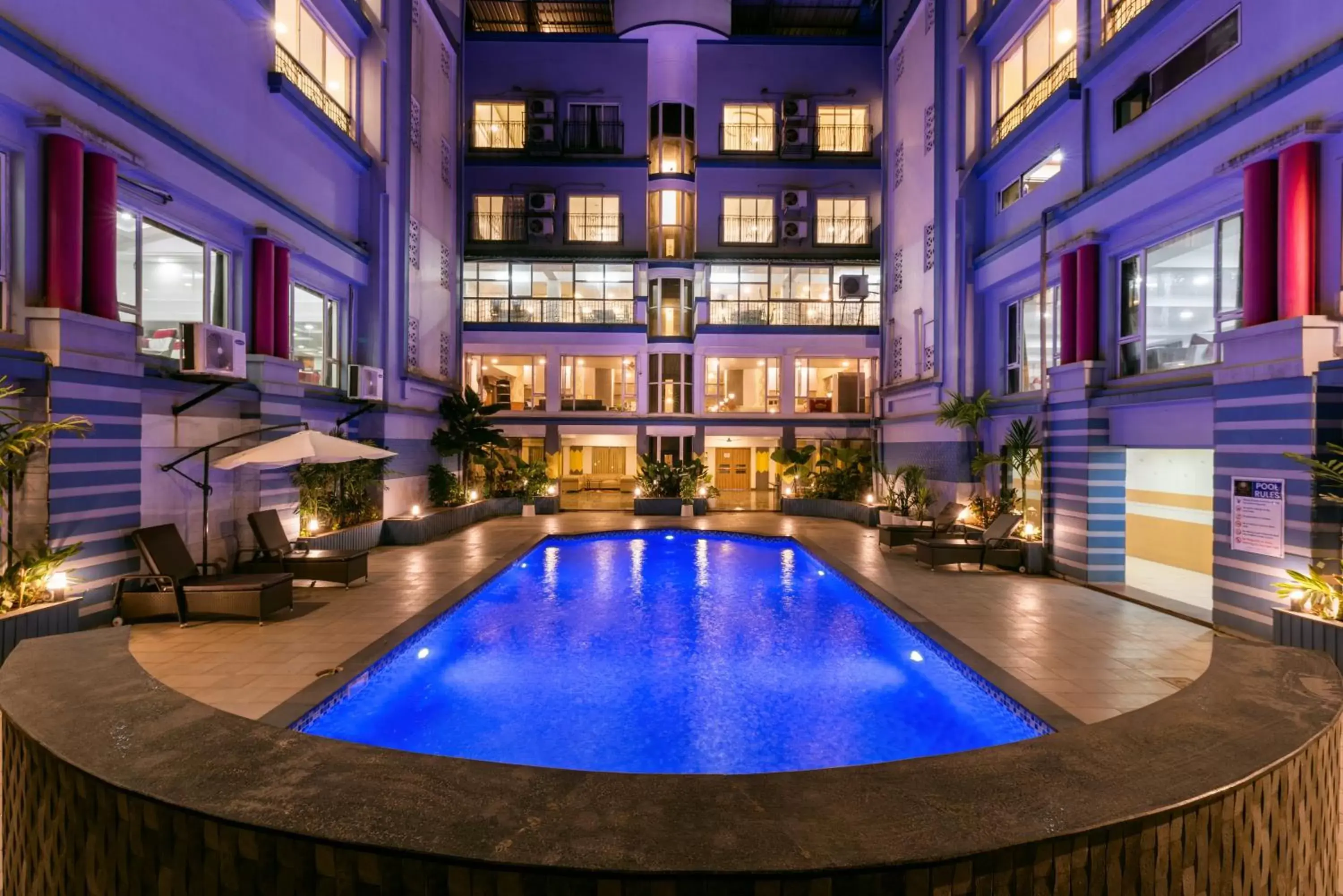 Pool view in Mayur Retreat & Spa Pool view in Mayur Retreat & Spa