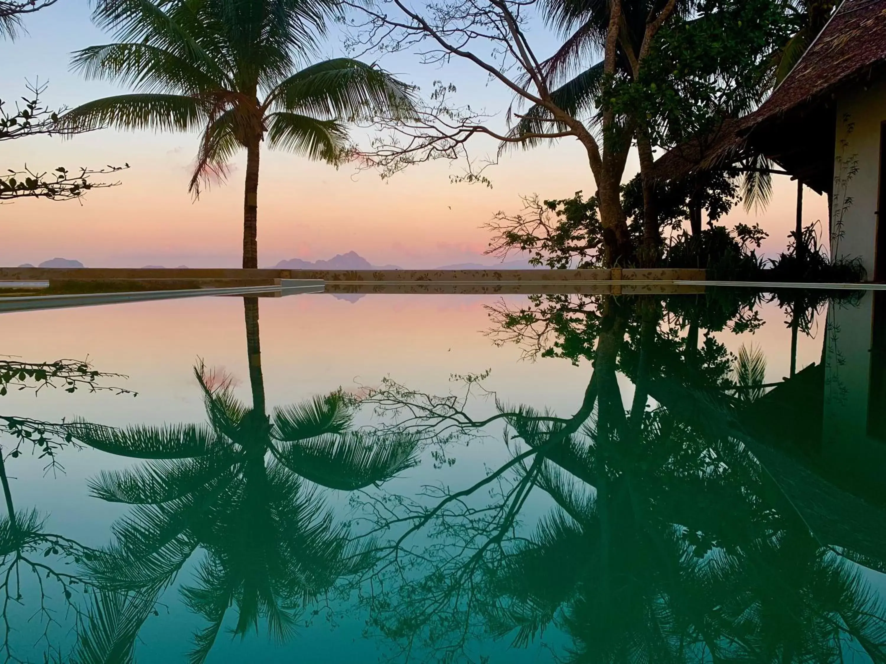 Natural landscape, Swimming Pool in Buko Beach Resort