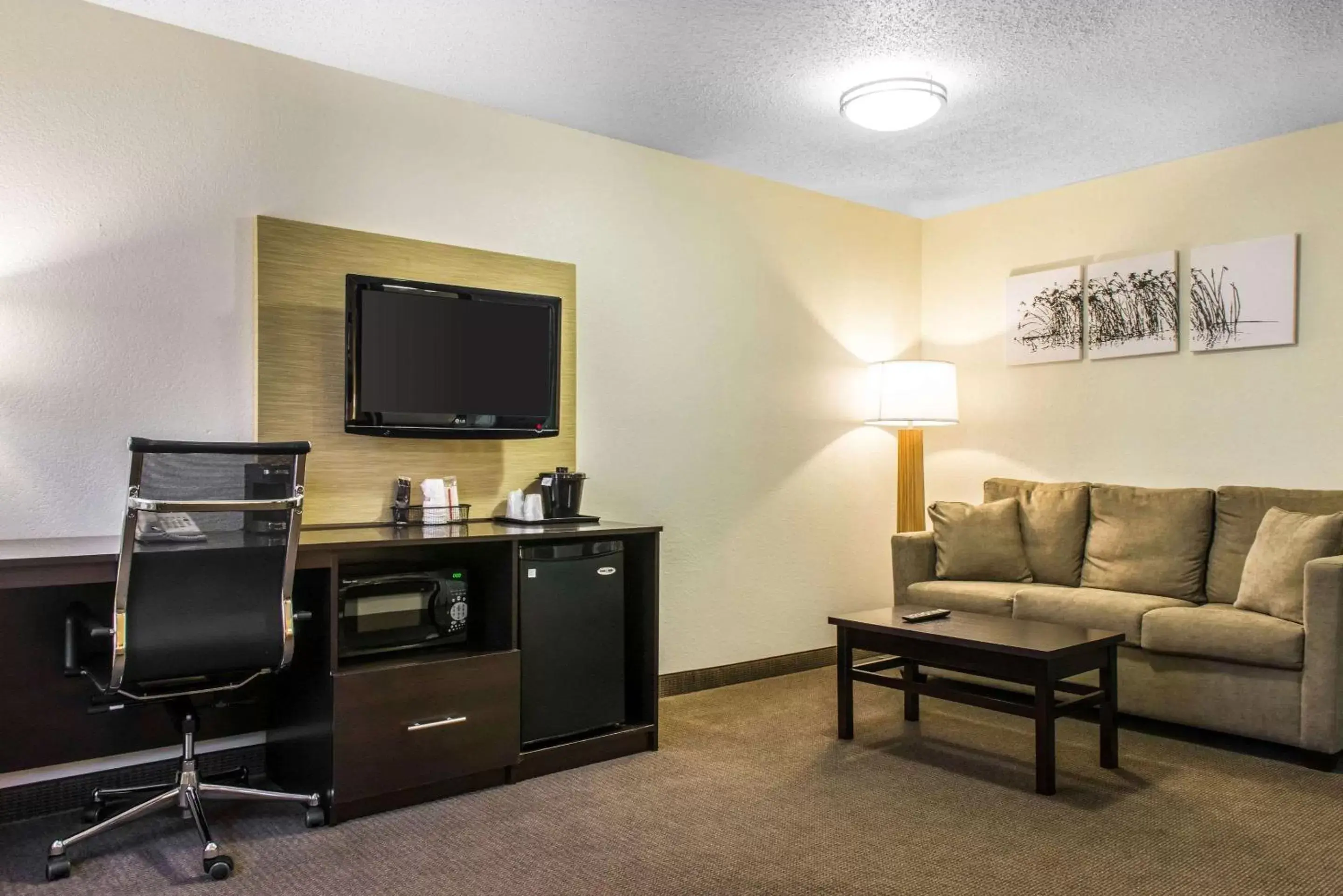 Photo of the whole room, TV/Entertainment Center in Sleep Inn & Suites Pittsburgh