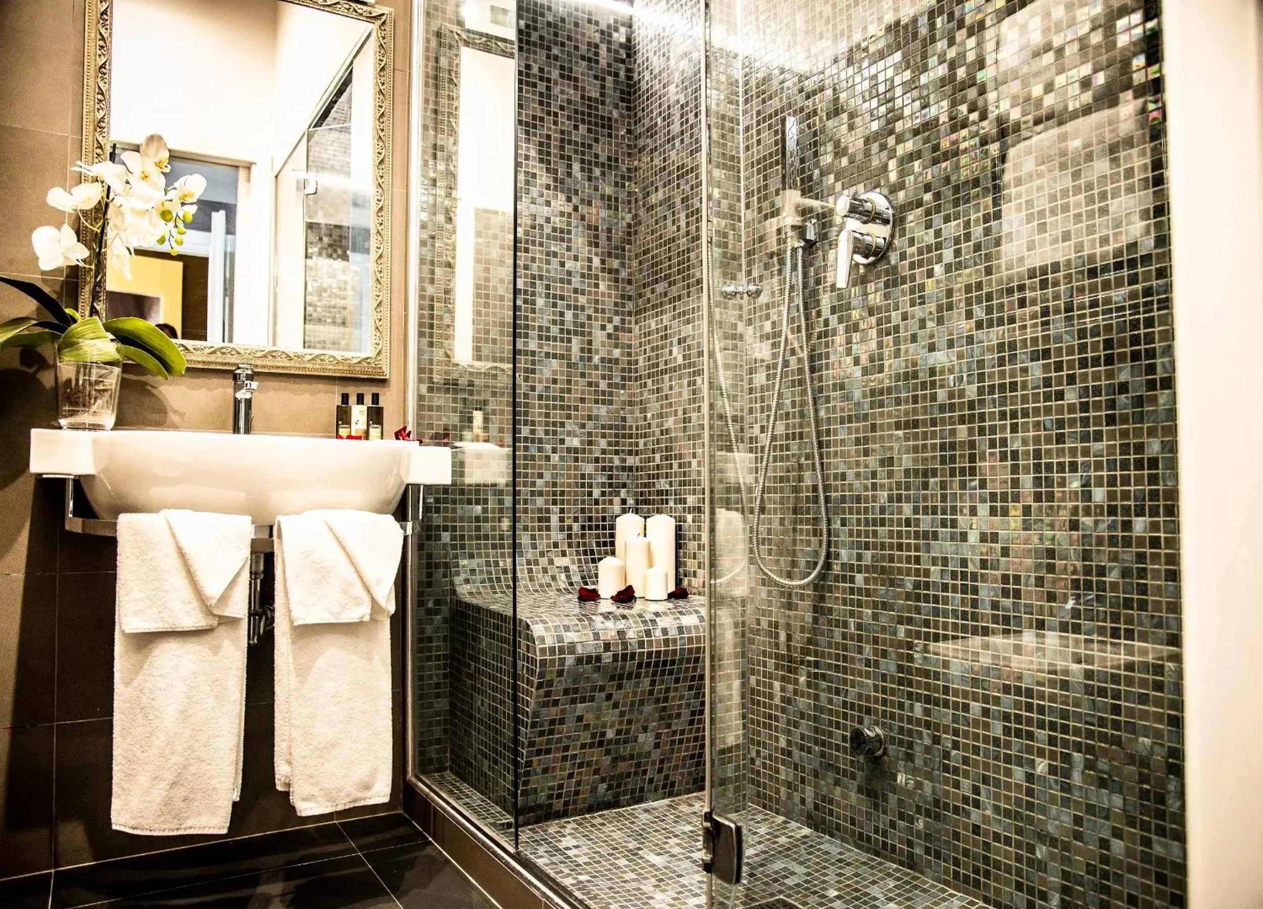Sauna, Bathroom in Dharma Style Hotel & Spa