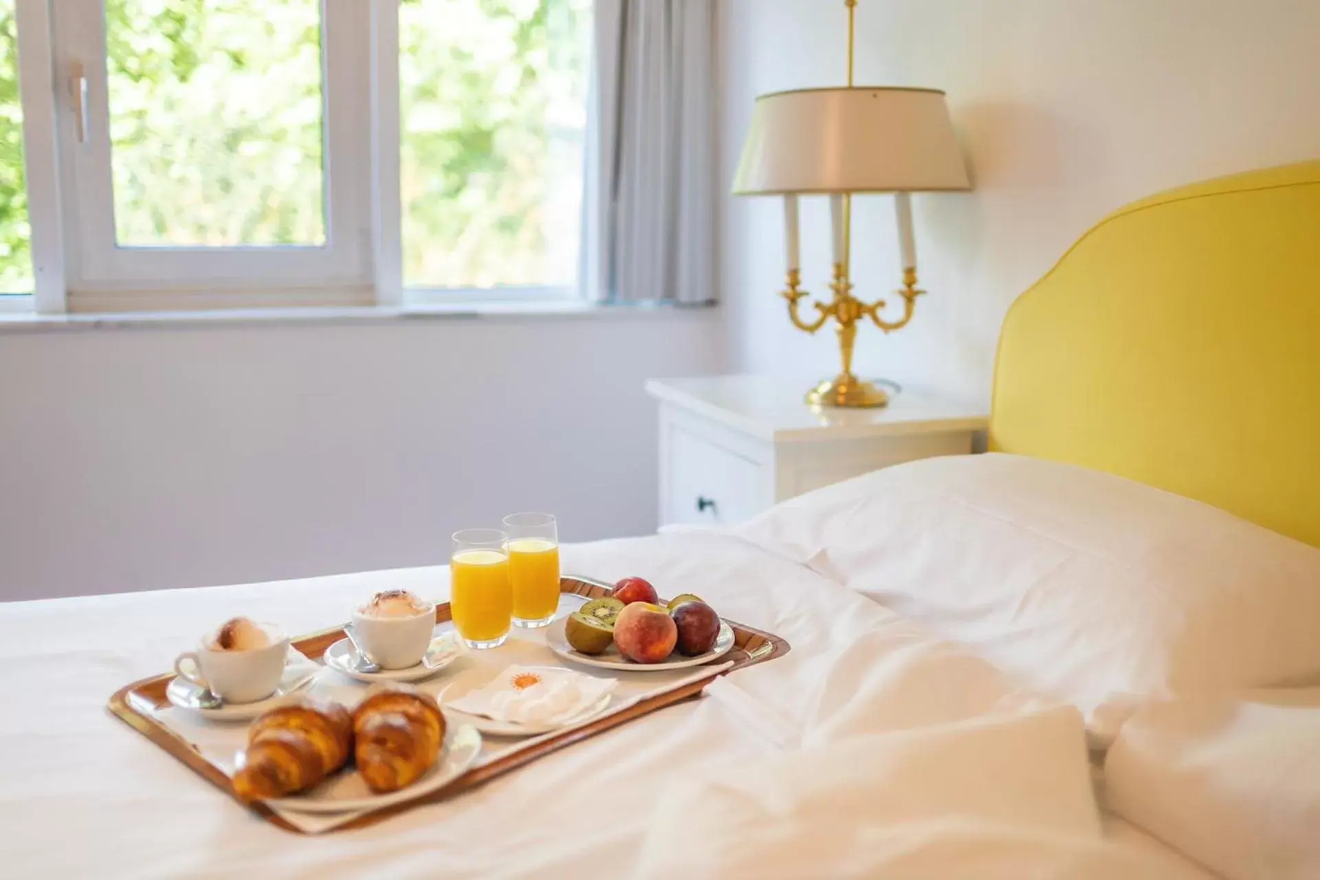 room service, Bed in Villa Sassa Hotel, Residence & Spa - Ticino Hotels Group
