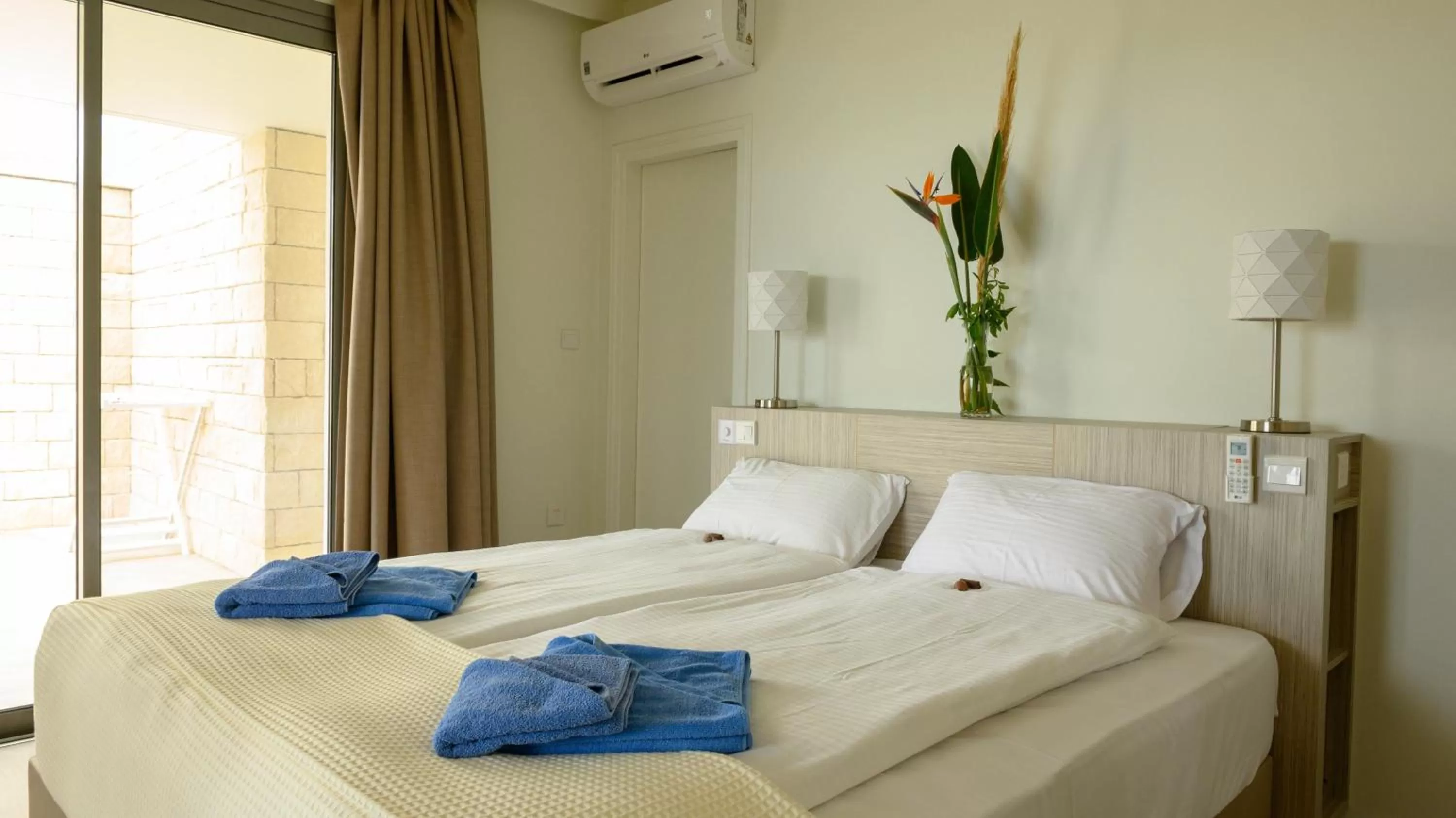 Bedroom, Bed in Aphrodite Beach Hotel