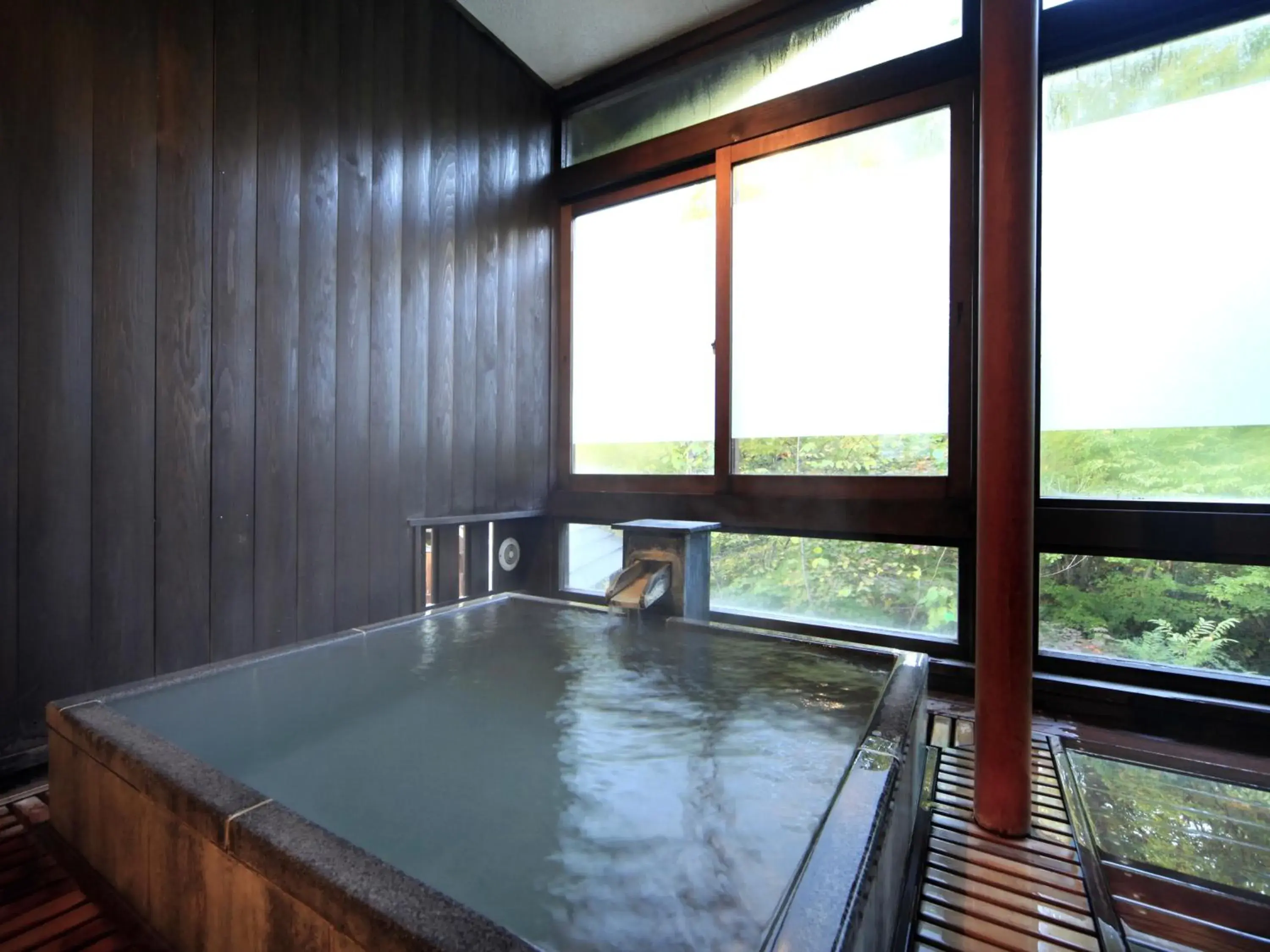 Hot Spring Bath, View in Zao Kokusai Hotel