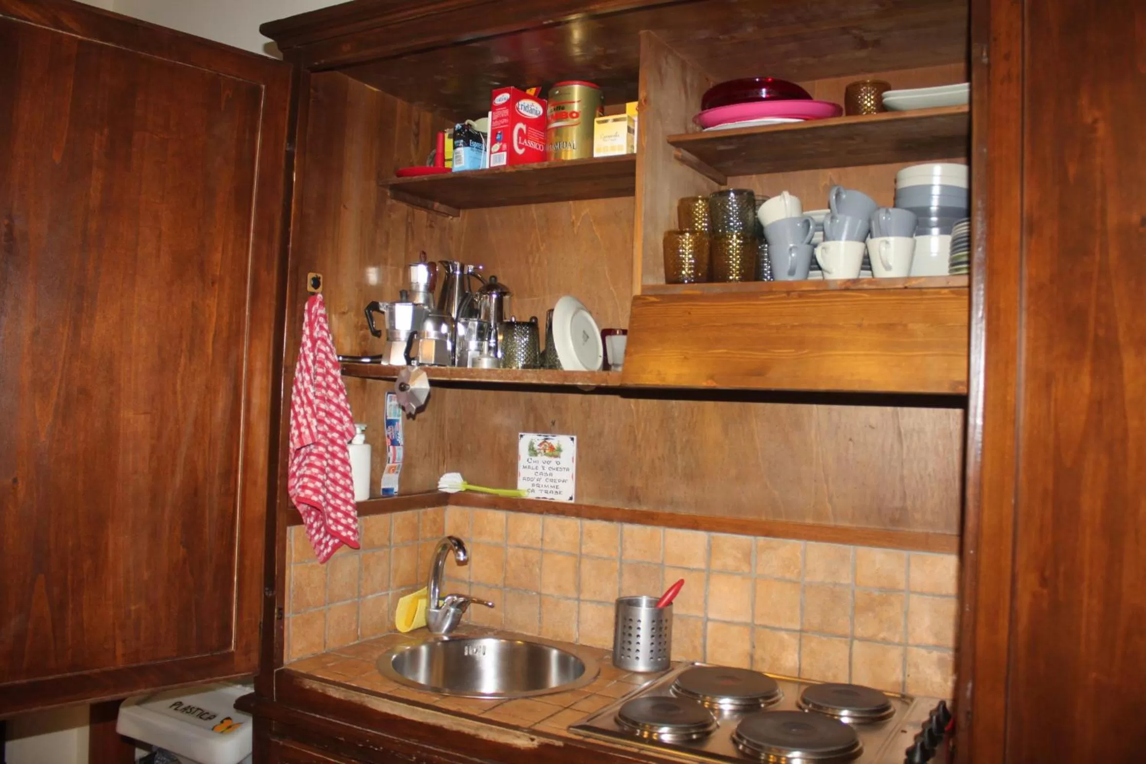 Kitchen or kitchenette, Kitchen/Kitchenette in B&B Casamiranapoli