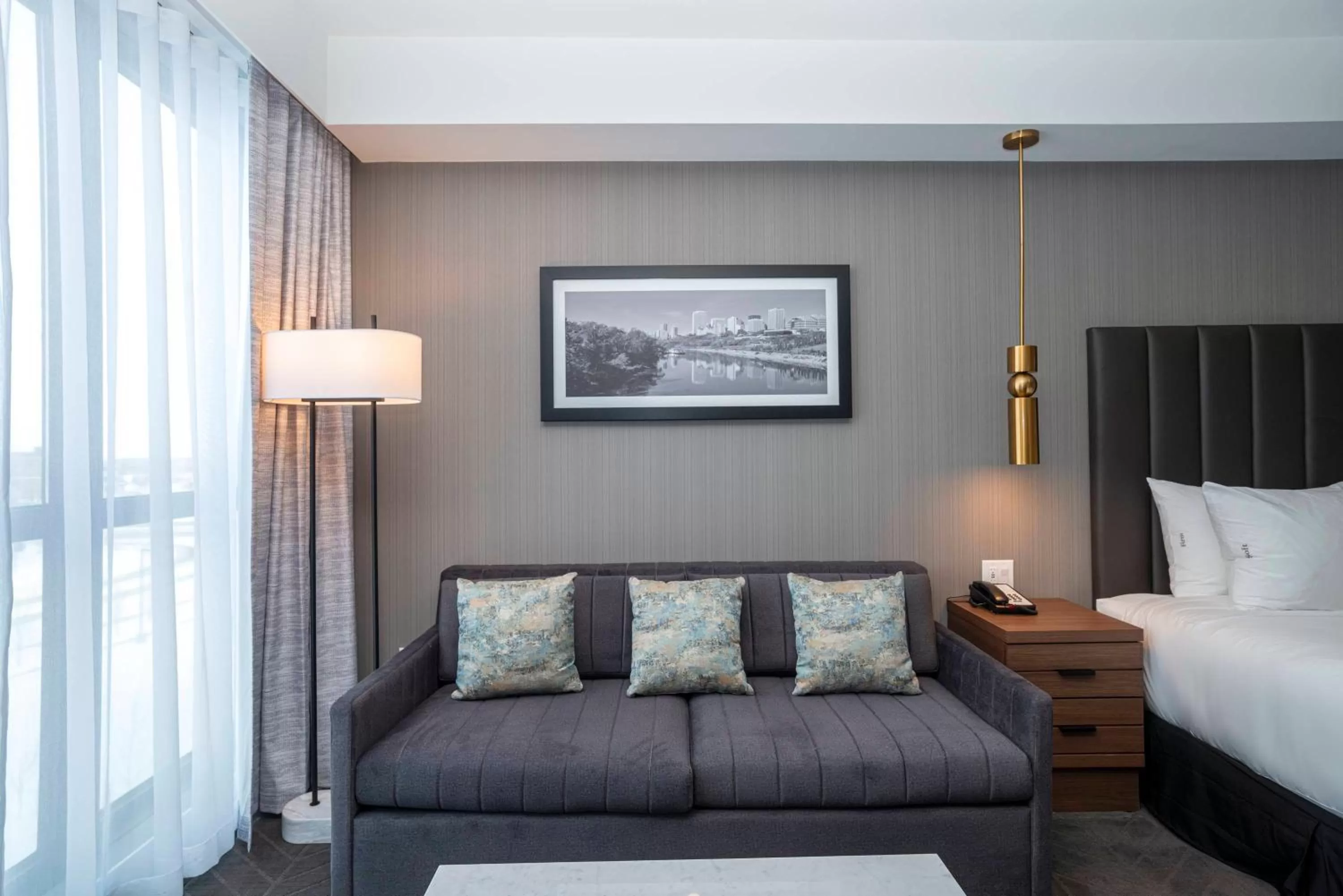 Photo of the whole room, Bed in Sandman Signature Sherwood Park Hotel