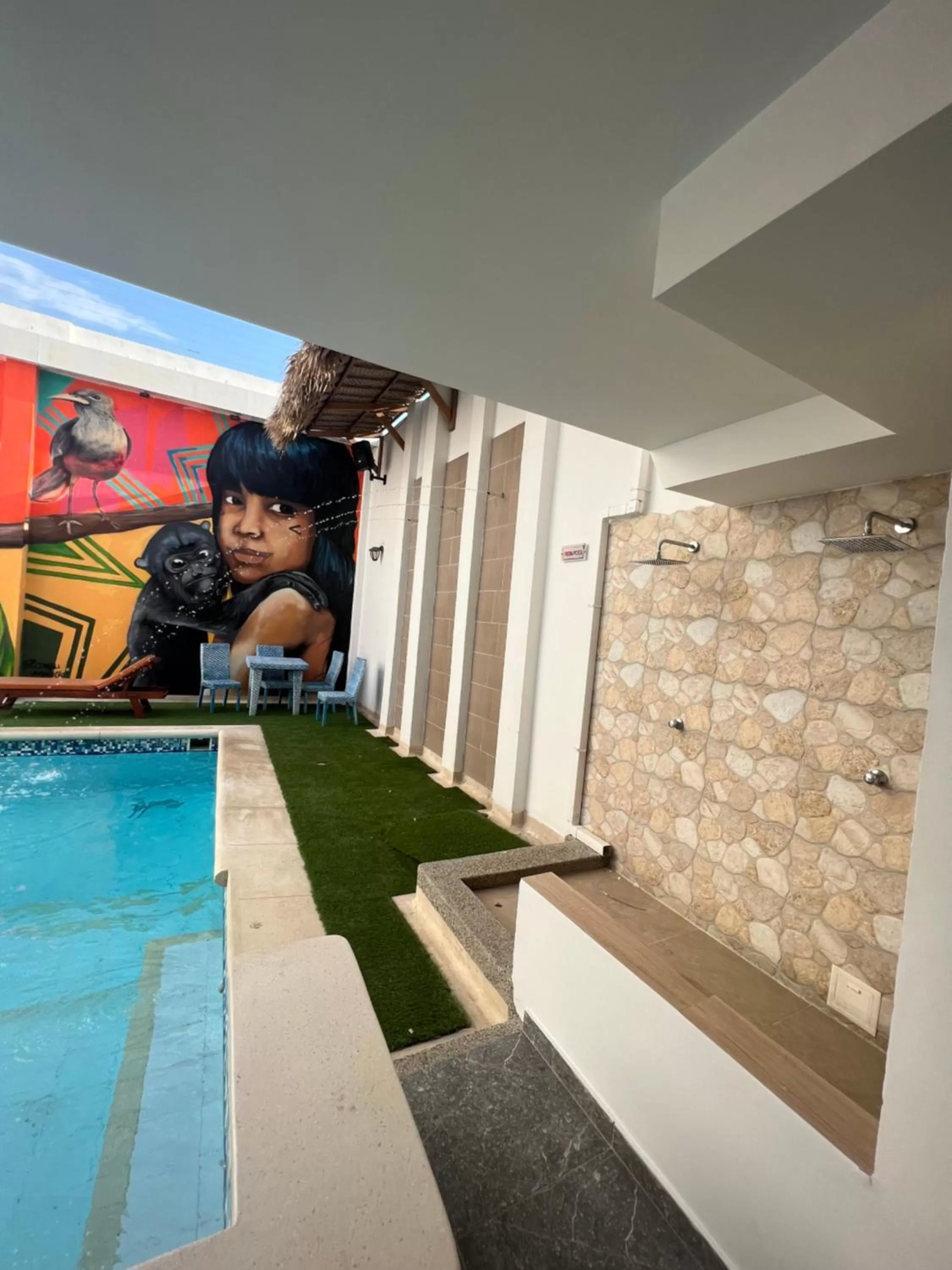 Shower in Hotel Boutique Casa chunuu Santa Marta