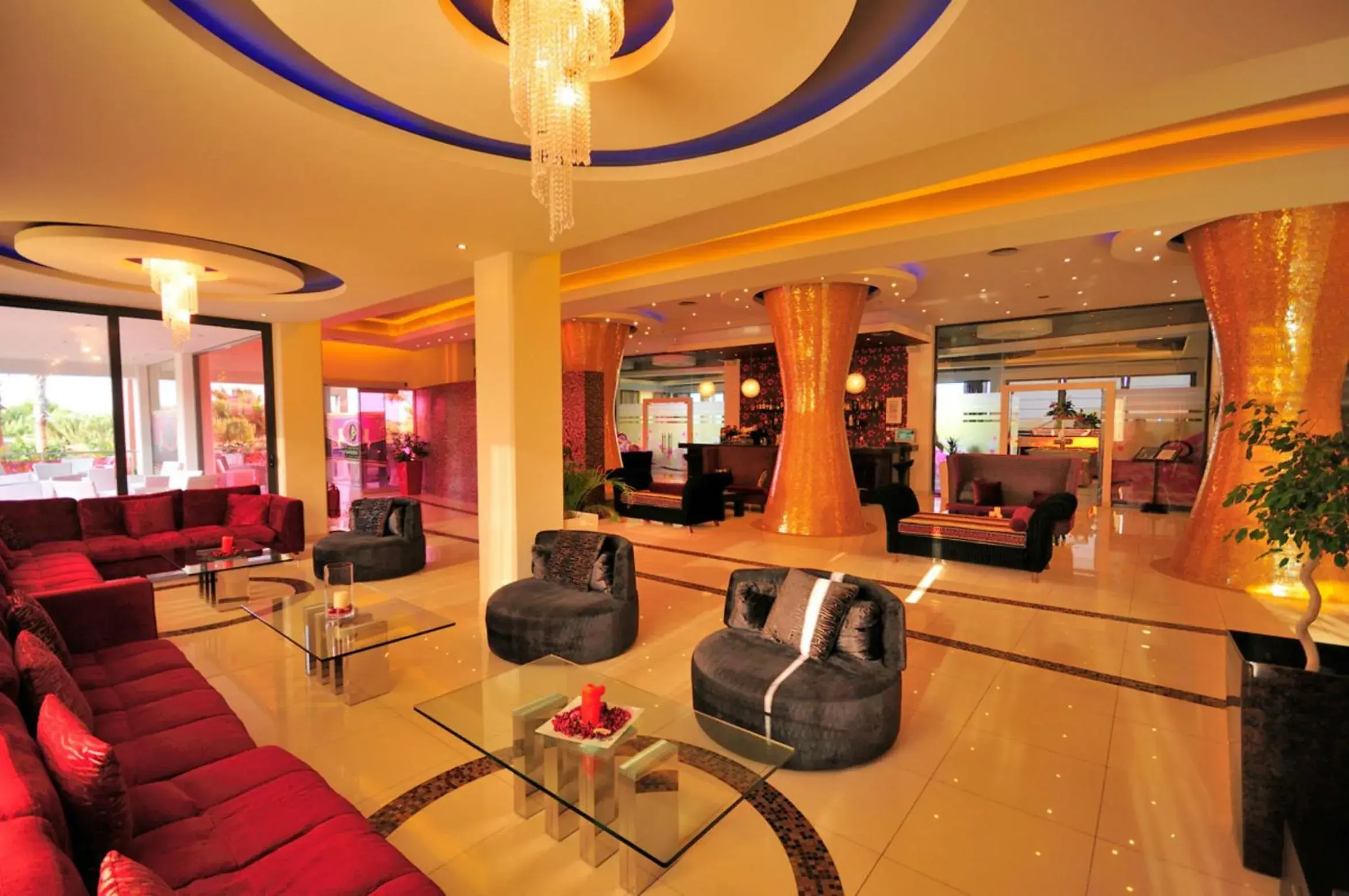 Living room, Lobby/Reception in Afandou Bay Resort Suites
