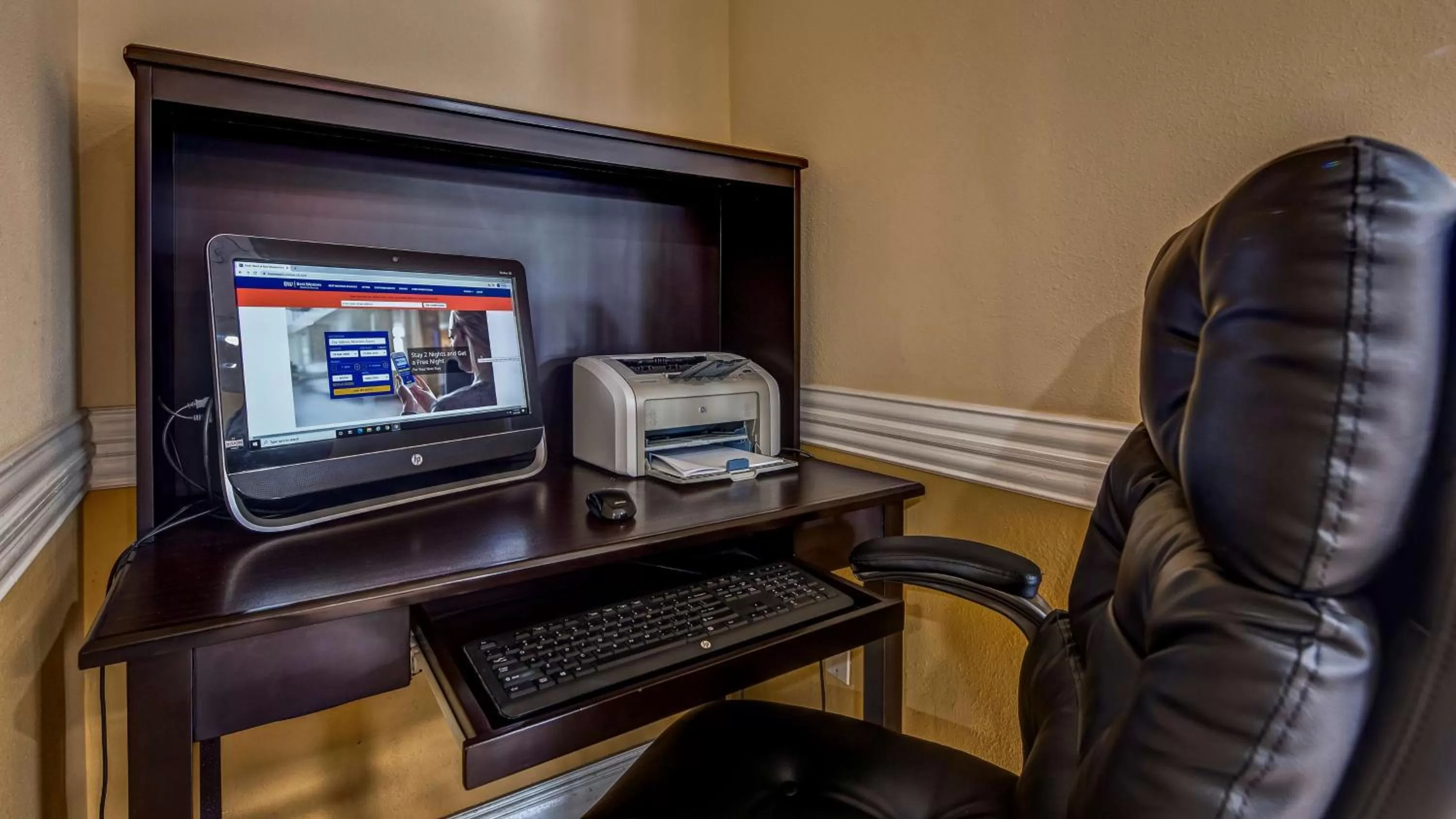 On site in SureStay Plus Hotel by Best Western Alvin