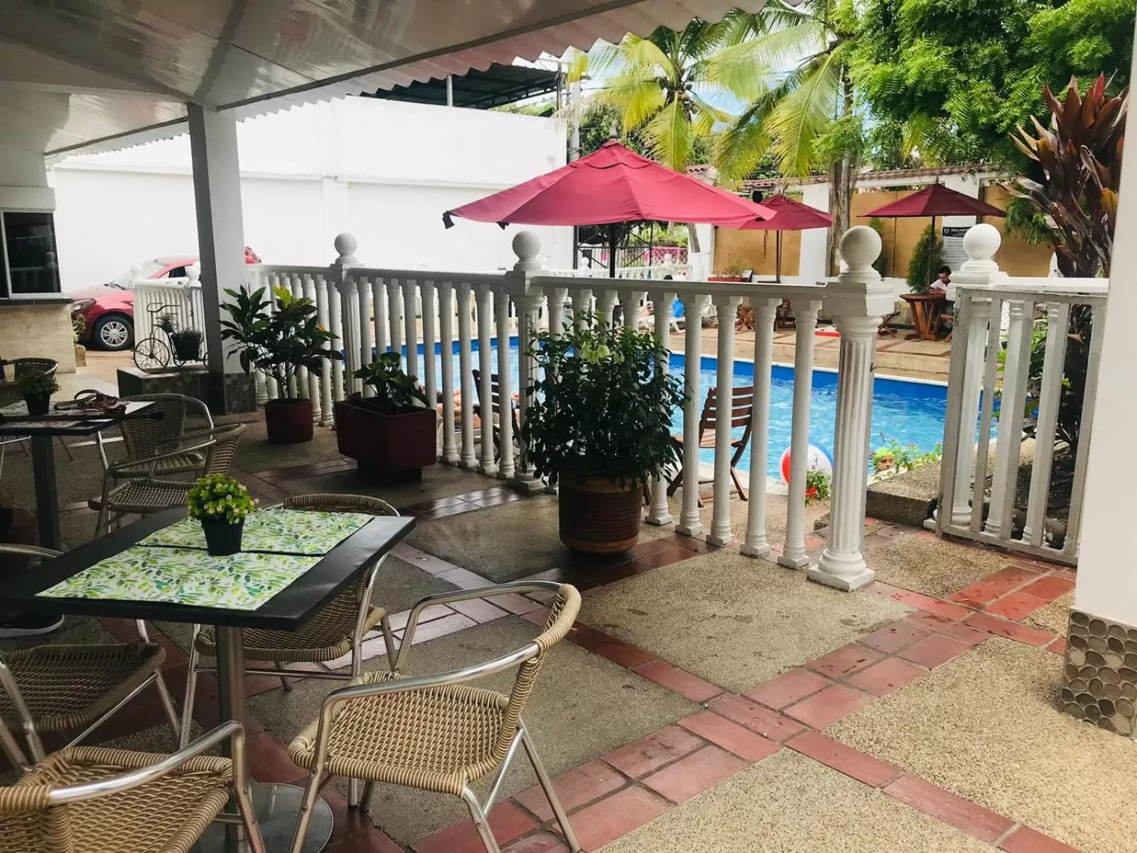 View (from property/room), Swimming Pool in HOTEL MACEO MELGAR