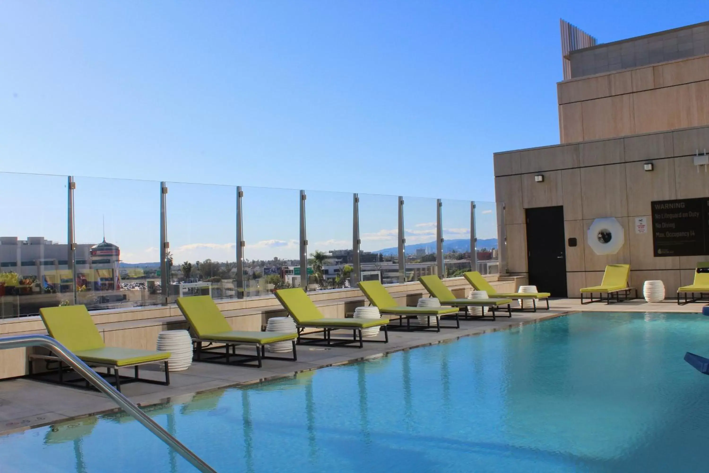 Swimming pool in Hotel Indigo - Los Angeles Downtown, an IHG Hotel