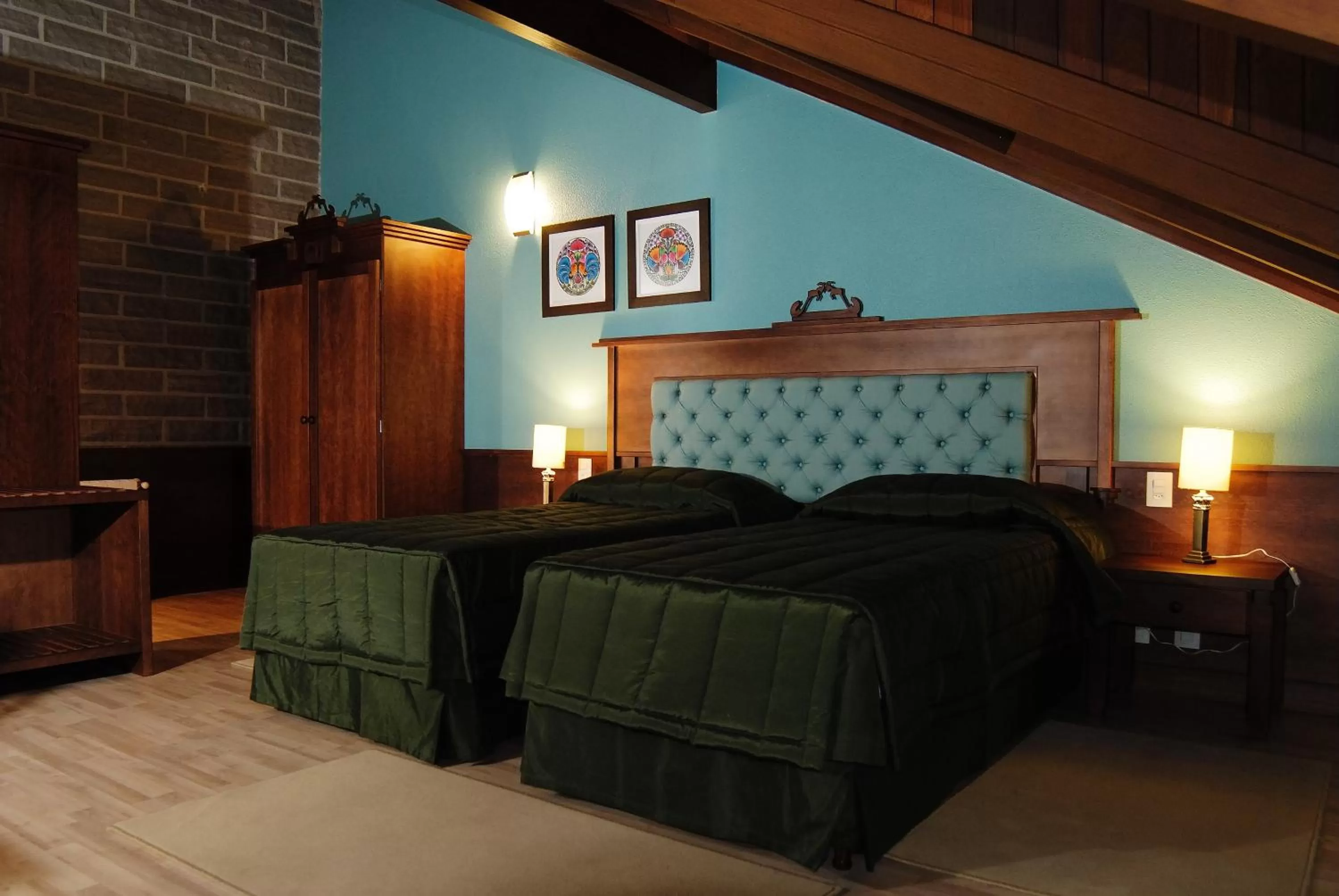 Photo of the whole room, Bed in Pousada Castello Benvenutti