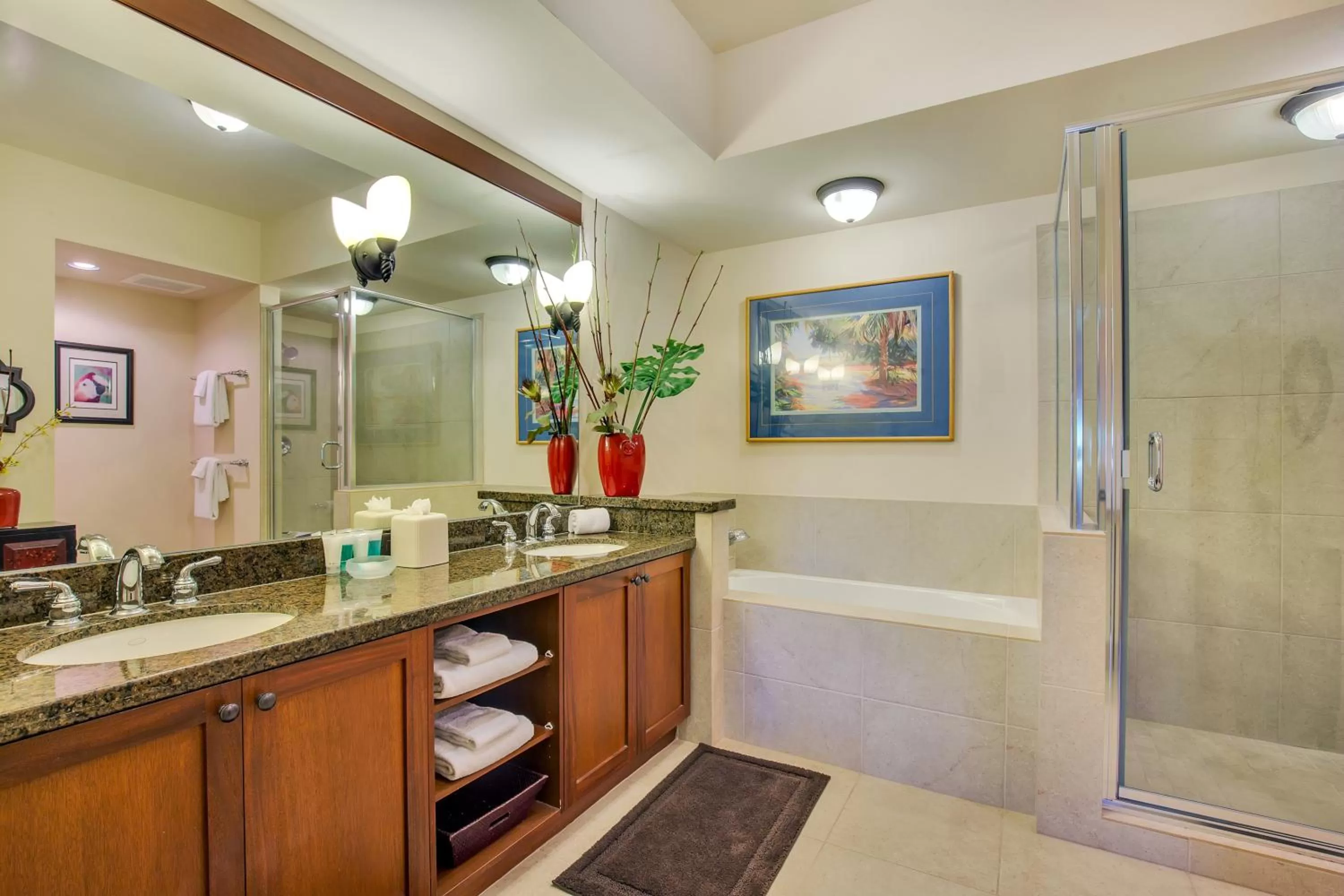 Bathroom in Castle Hali'i Kai at Waikoloa