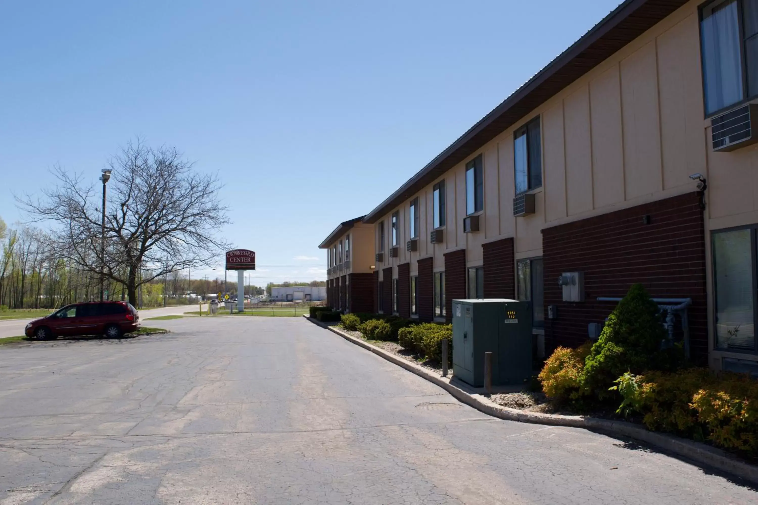 Property building in AmeriVu Inn and Suites Shawano WI