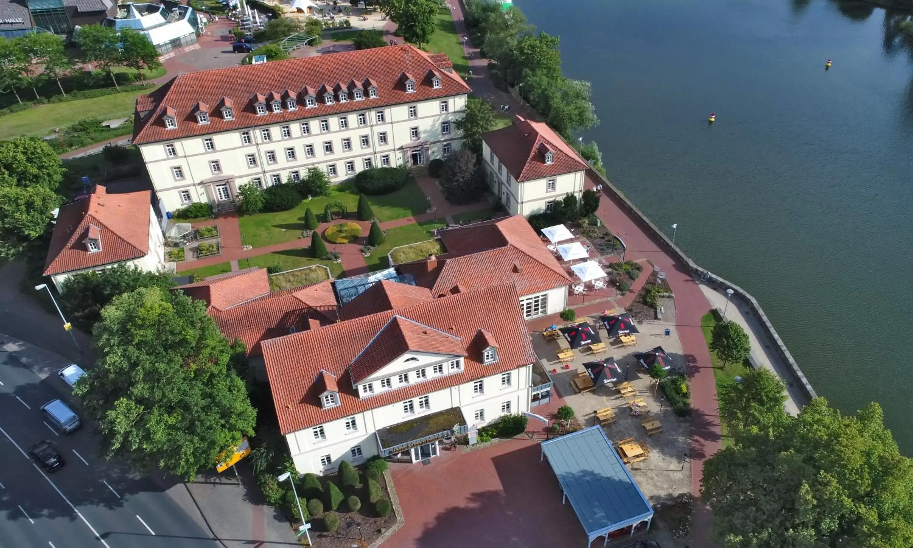 Bird's eye view, Bird's-eye View in Hotel Stadt Hameln