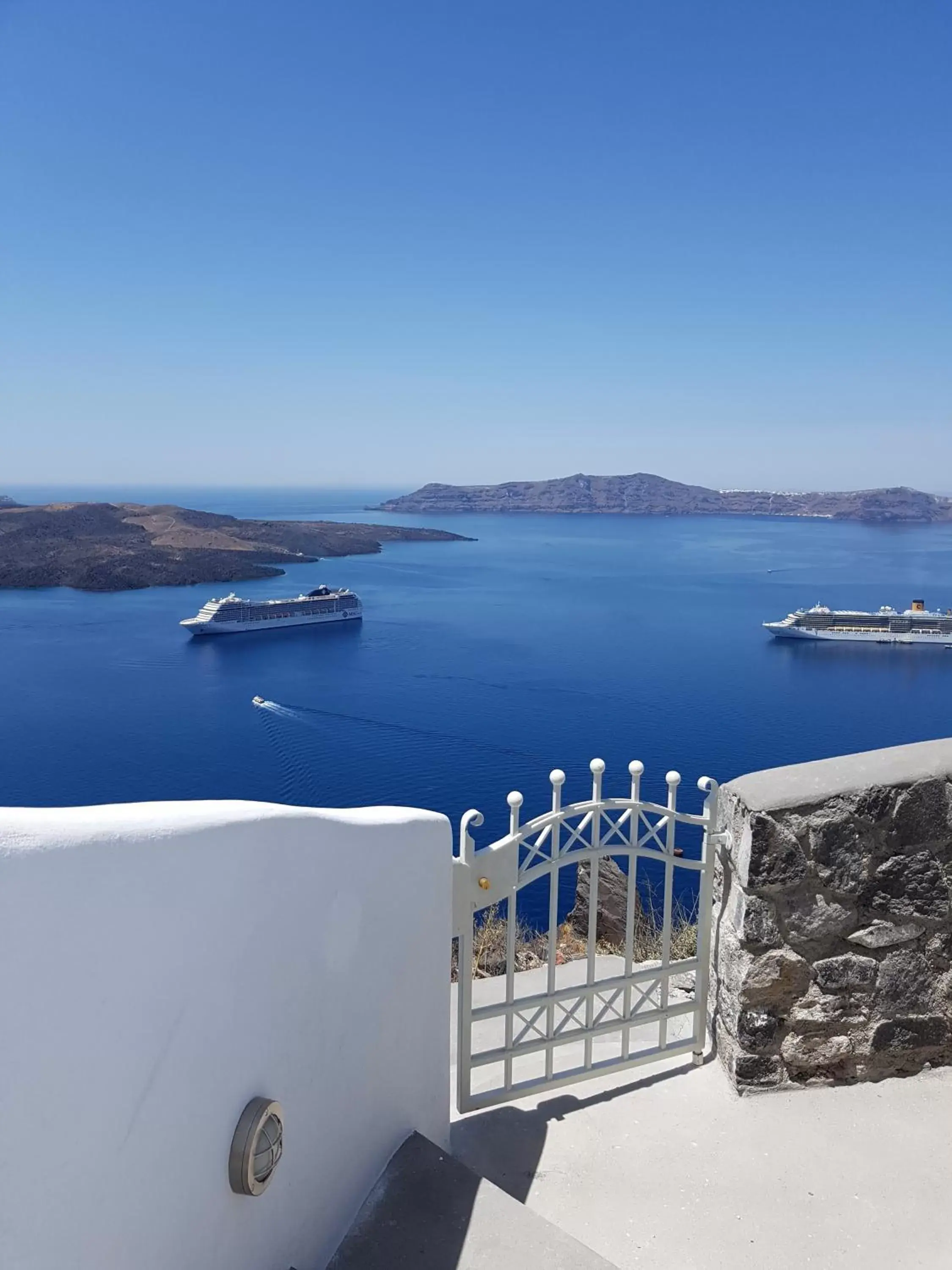 Sea view in Adamant Suites Sea view in Adamant Suites