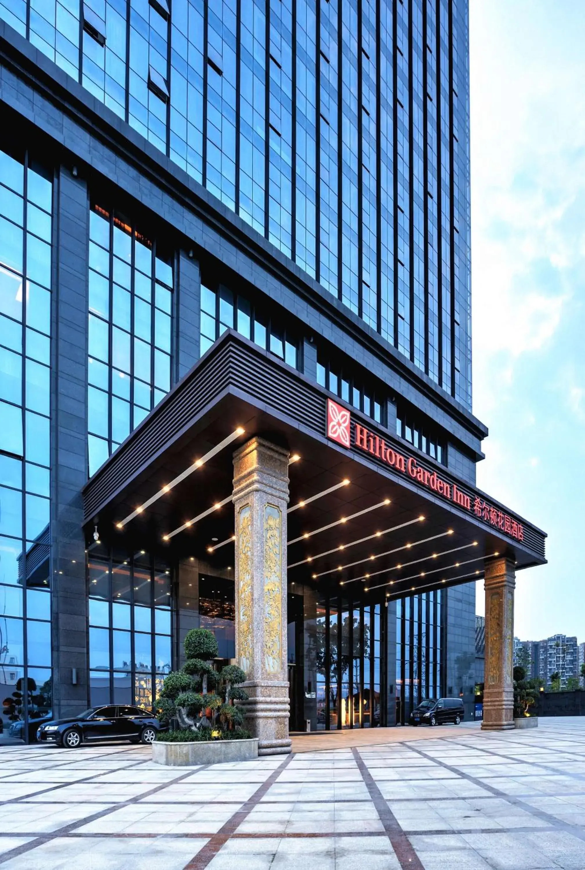 Property building in Hilton Garden Inn Chengdu Huayang Property building in Hilton Garden Inn Chengdu Huayang
