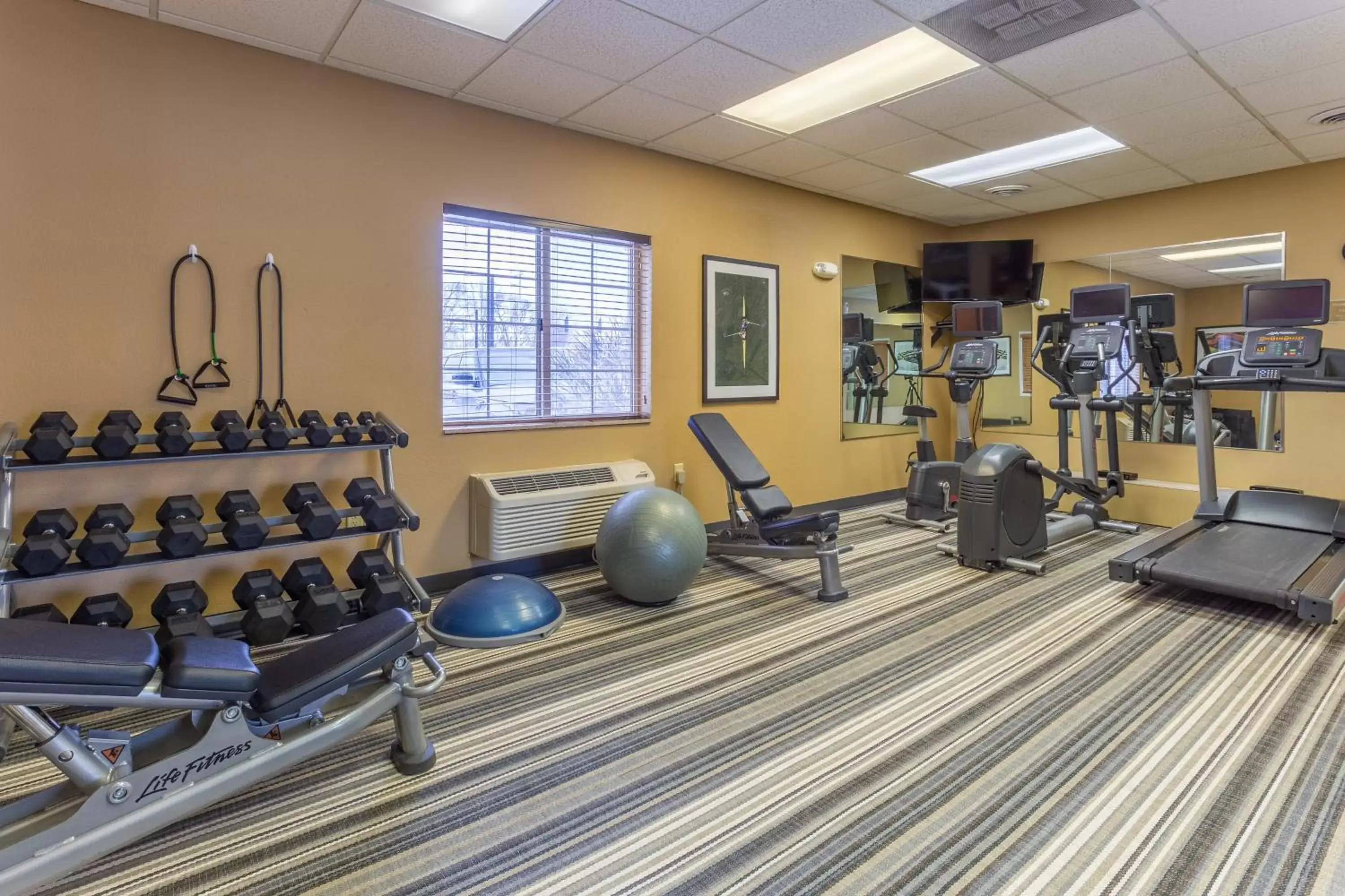 Fitness centre/facilities, Fitness Center/Facilities in Candlewood Suites South Bend Airport, an IHG Hotel