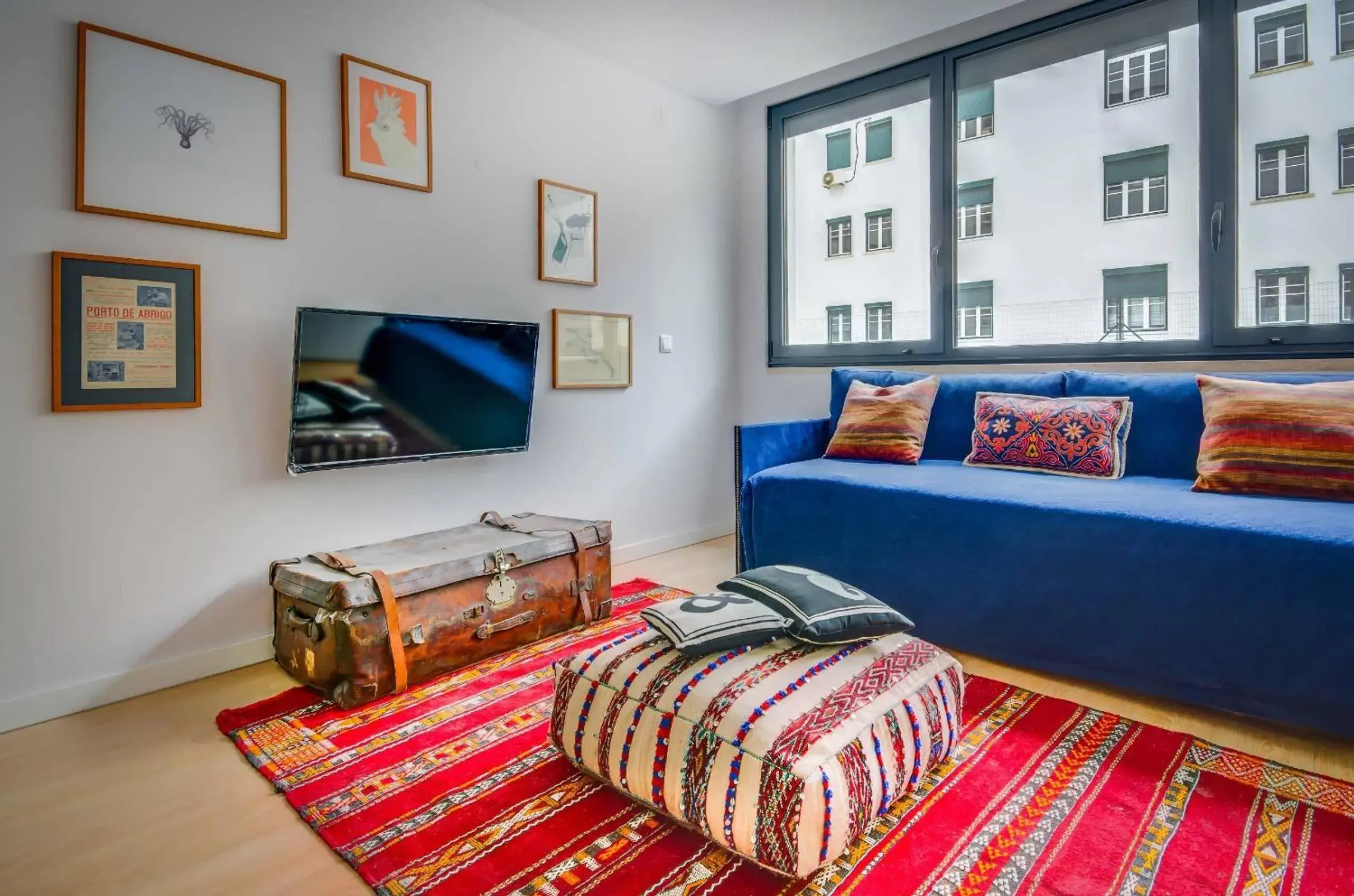 Living room, Seating Area in Lisbon Serviced Apartments - Liberdade