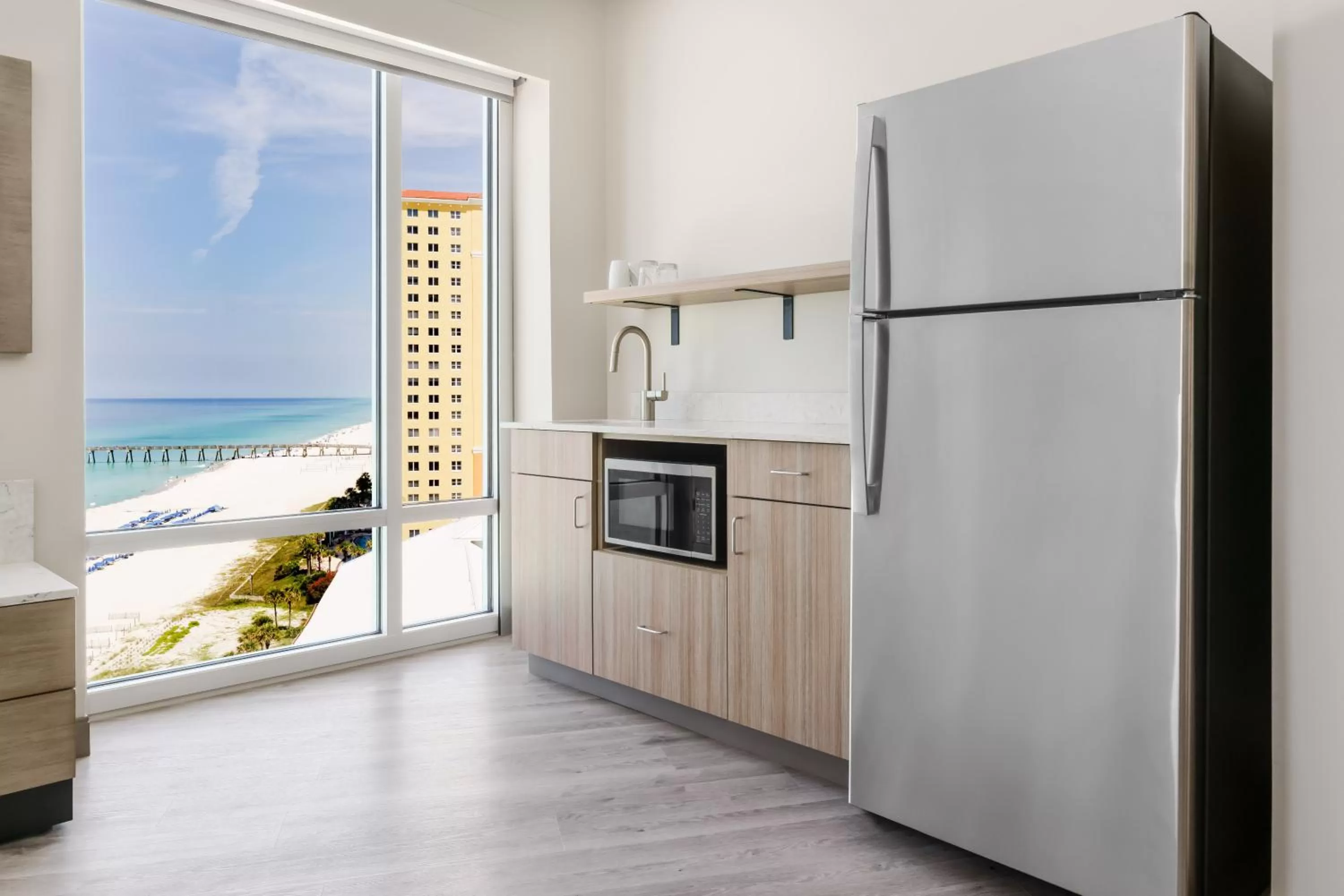 Kitchen or kitchenette in Hyatt Place Panama City Beach - Beachfront