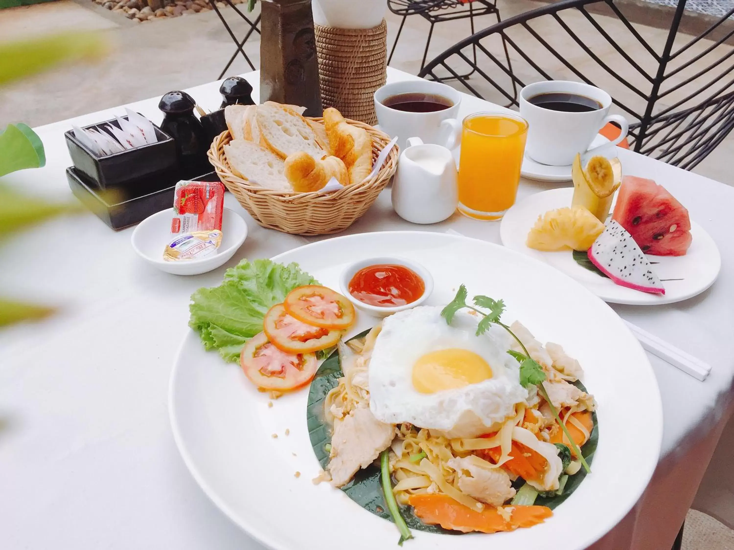 Breakfast in Central Corner d'Angkor
