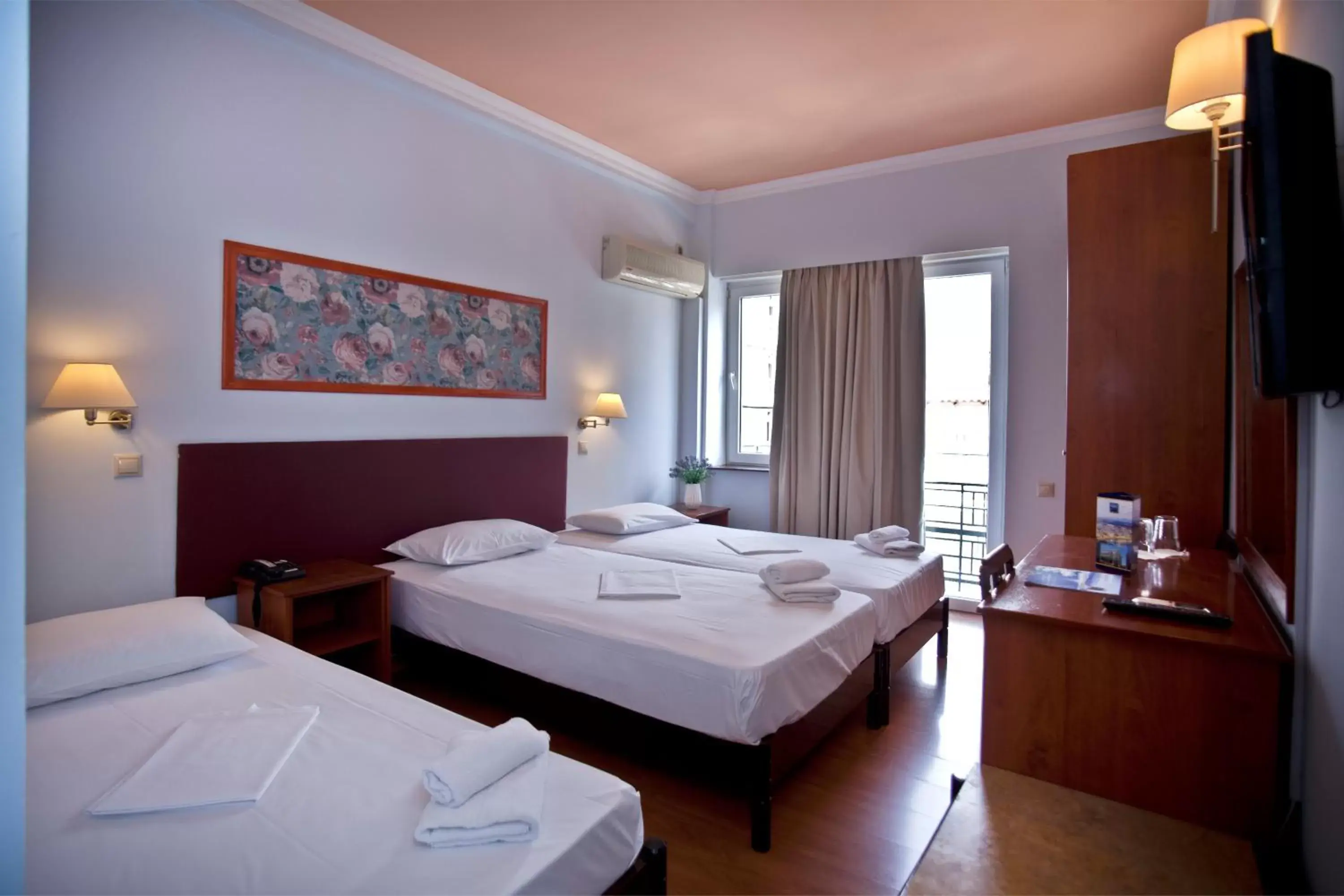 Bed in Grand Hotel Loutraki
