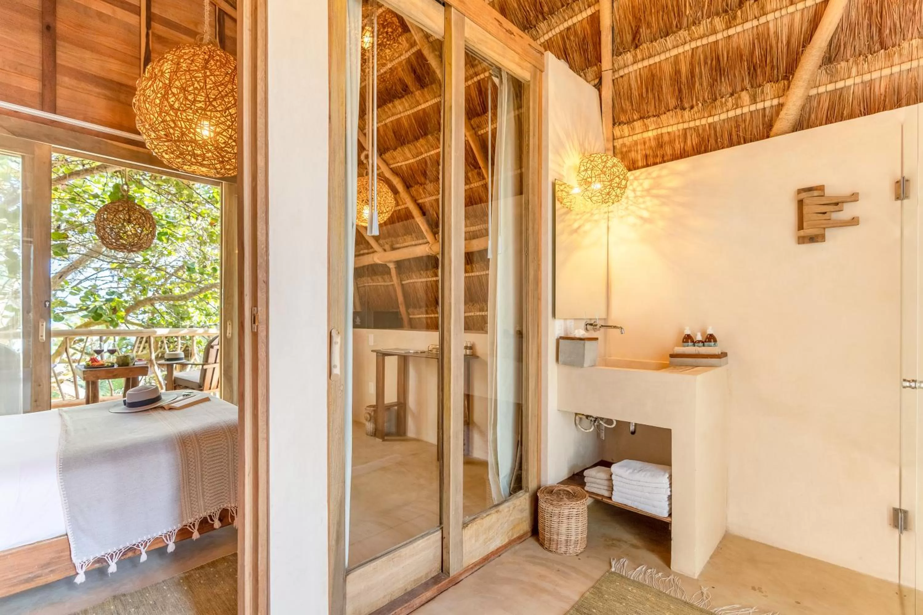 Bathroom in Ahau Tulum - Beachfront Hotel