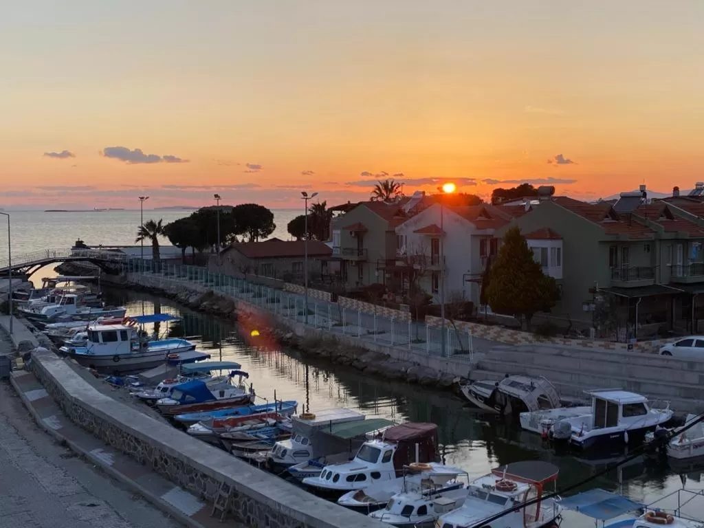 Sunset in Sakran Hotel