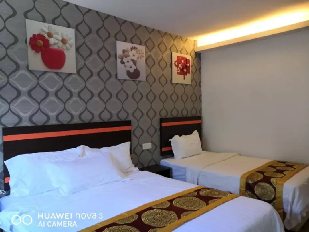 Bed in Mega Inn Bed in Mega Inn