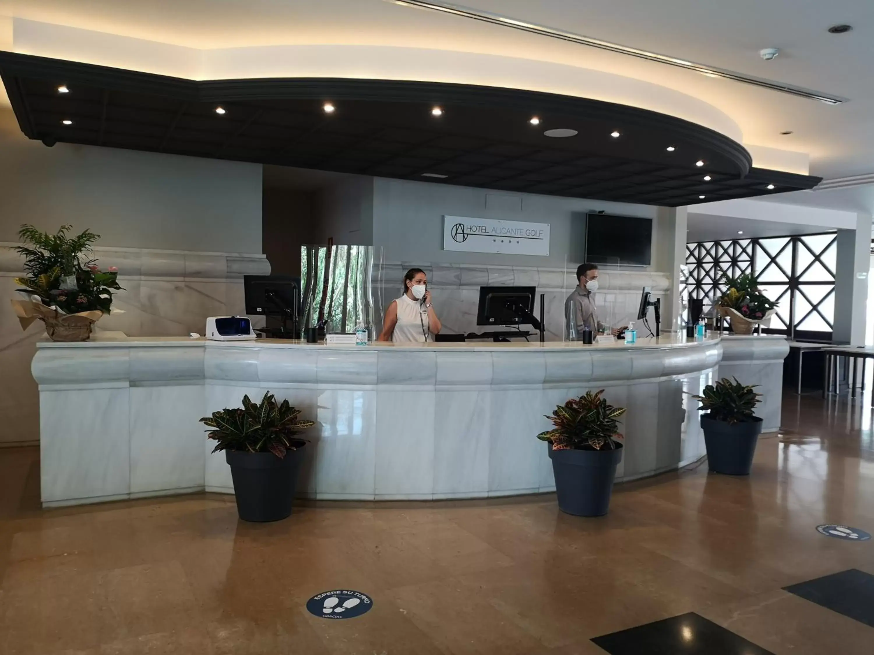 Lobby or reception in Hotel Alicante Golf