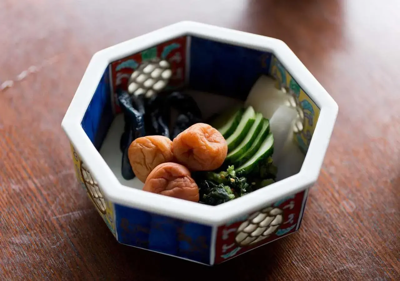 Food close-up in Ryokan Aura Tachibana