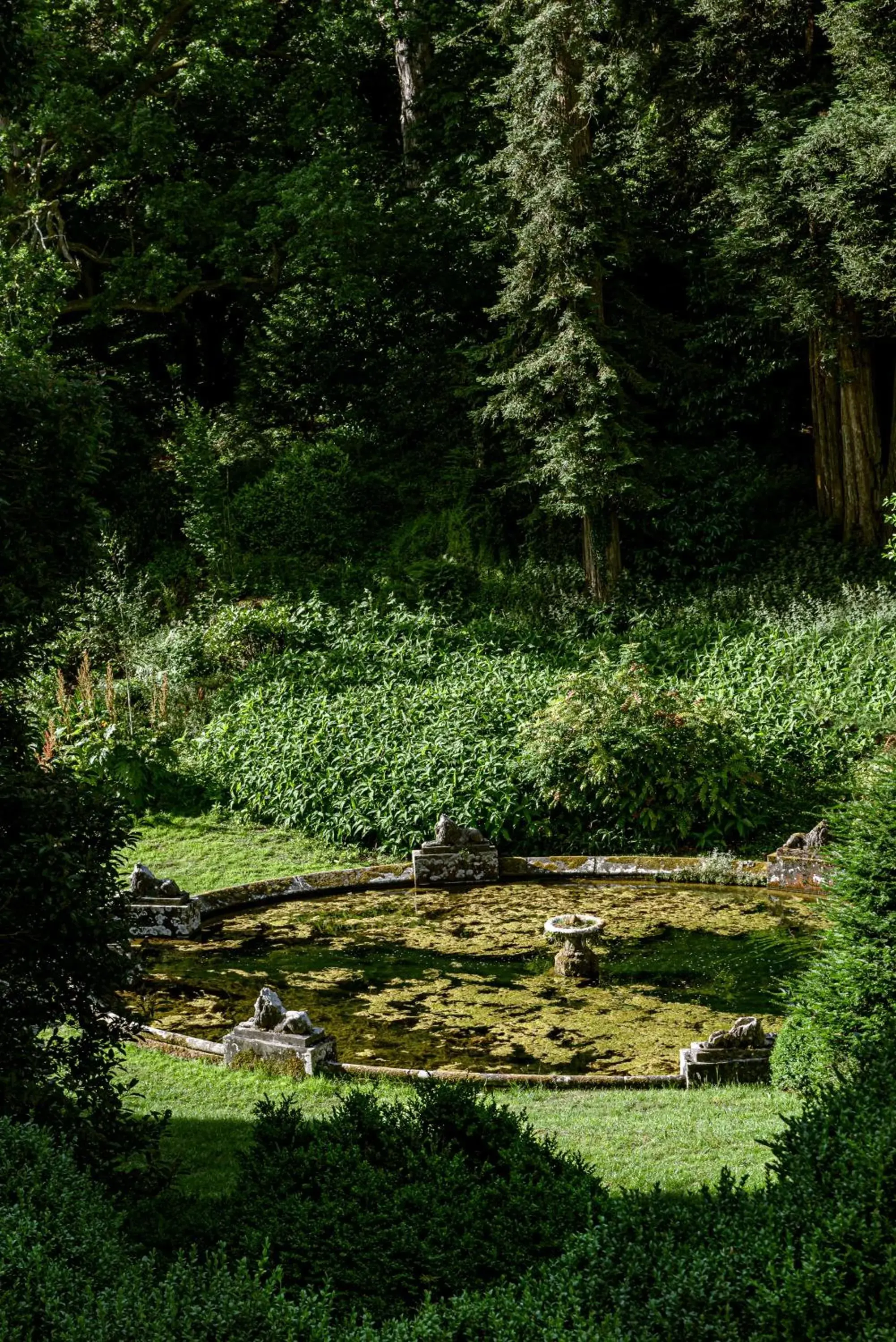 Garden in Cowley Manor Hotel