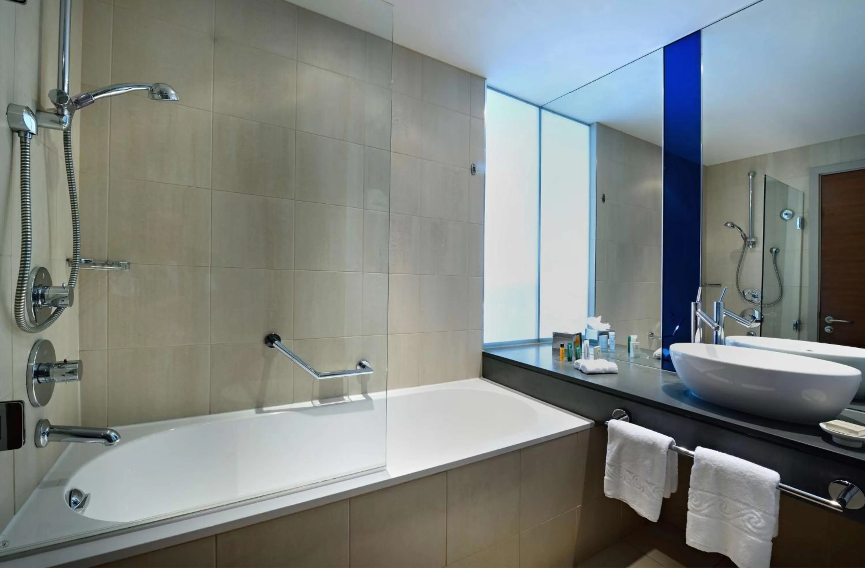 Bathroom in Hilton Manchester Deansgate