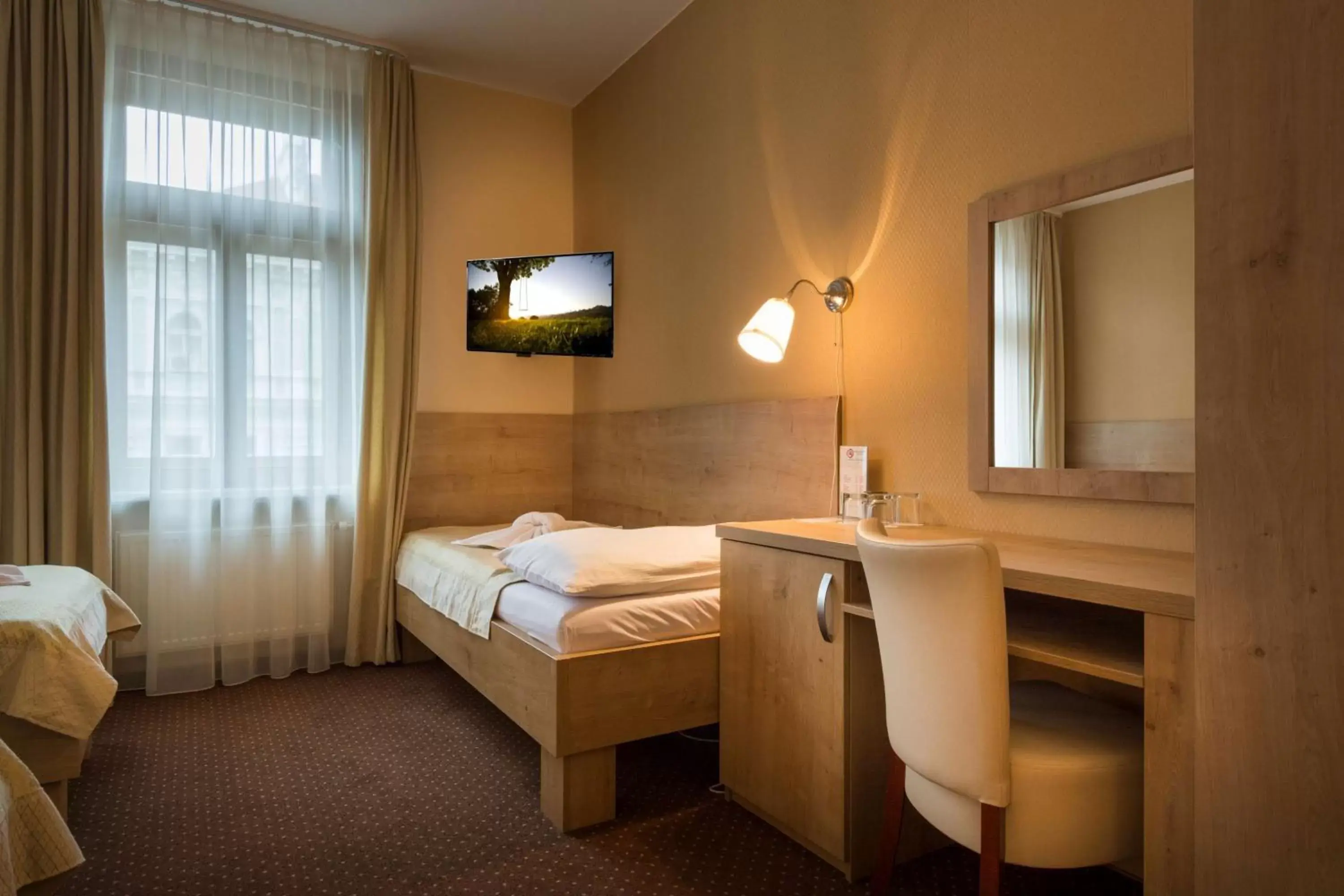 Bedroom, TV/Entertainment Center in Hotel Superior Prague